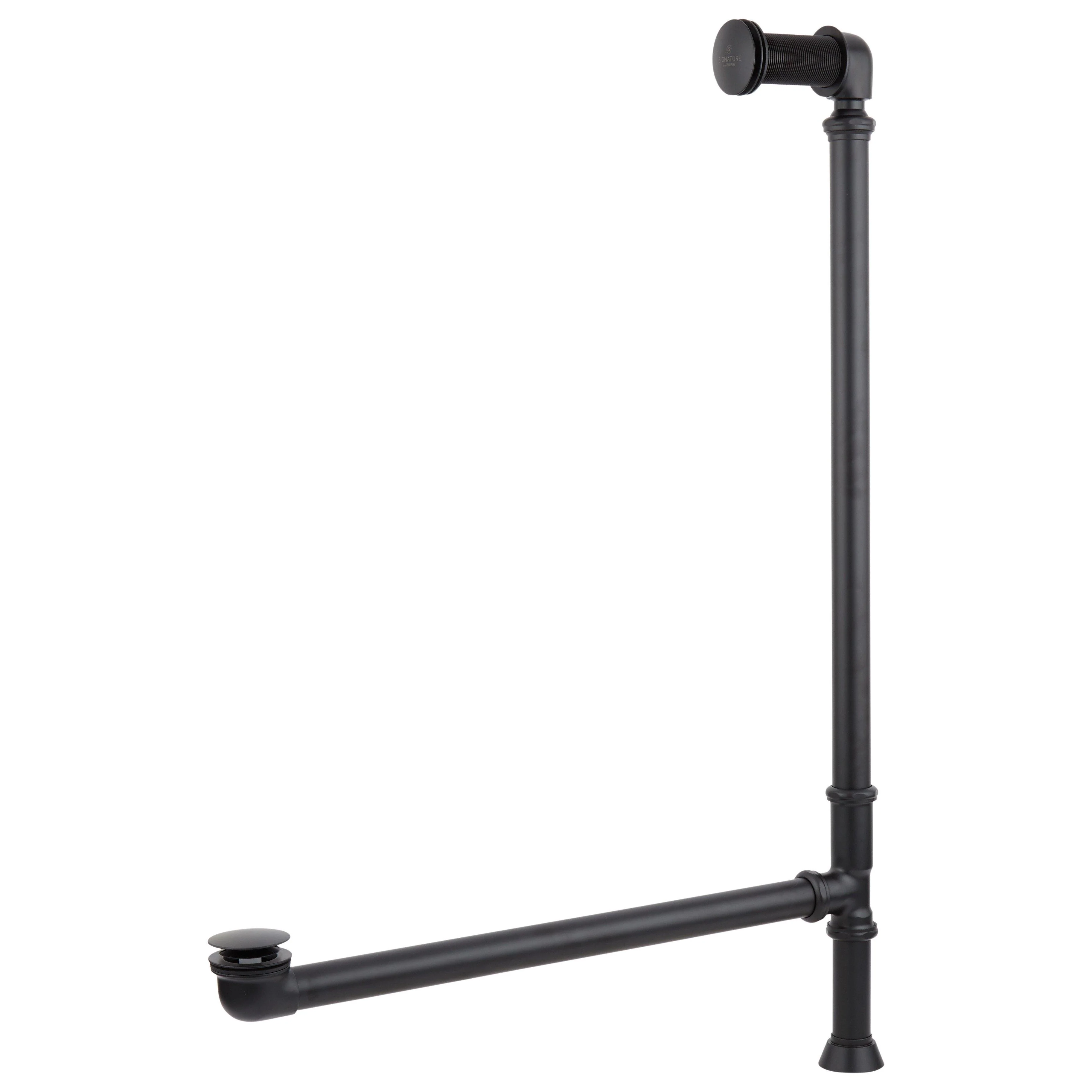 1-1/2 OD BALL SWIVEL OVERFLOW 30 OVERFLOW 24 DRAIN 6 TAILPIECE W/POP DRAIN & 110MM FIXED HEAD OV