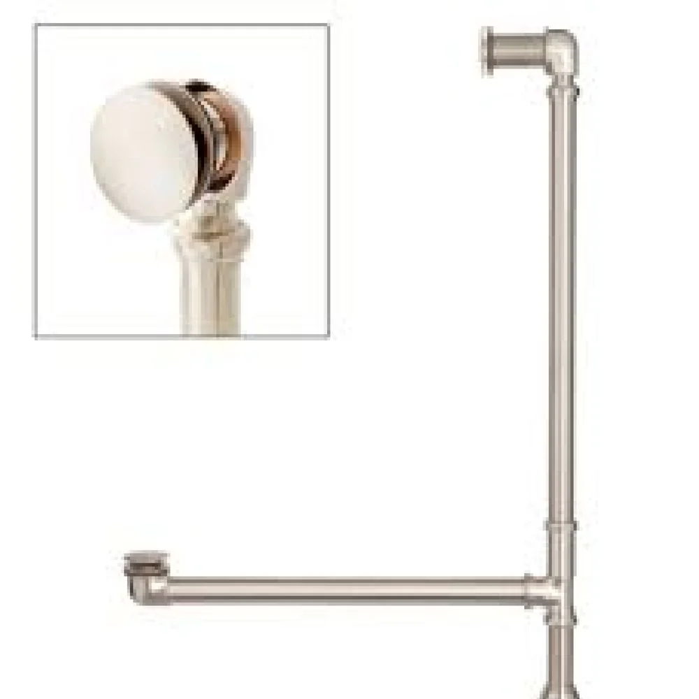 Signature Hardware SH439084WH Extended Pop-Up Tub Drain - Image 2