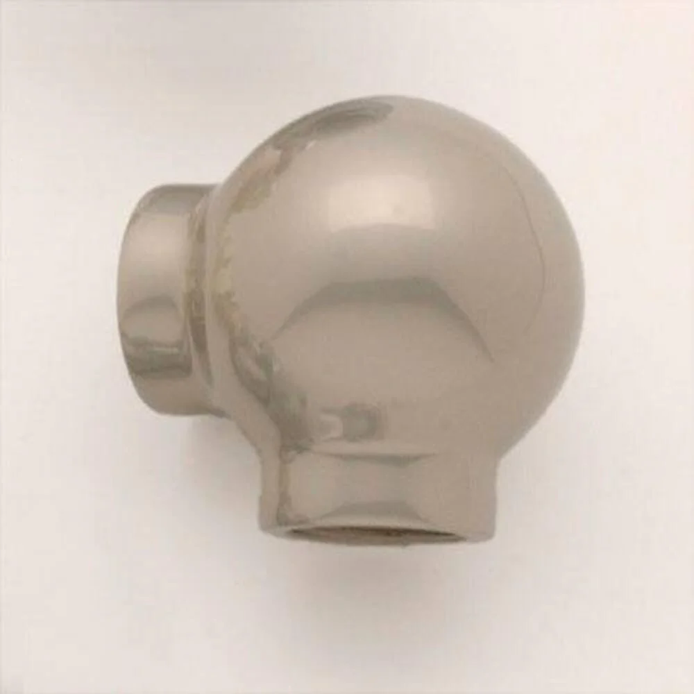 1/2" FIP X 1/2" FIP 90 DEGREE BALL ELBOW - BRUSHED NICKEL