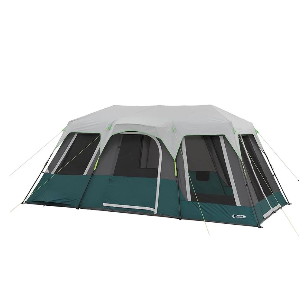 12-Person Instant Cabin Tent with LED Lighting - Image 2