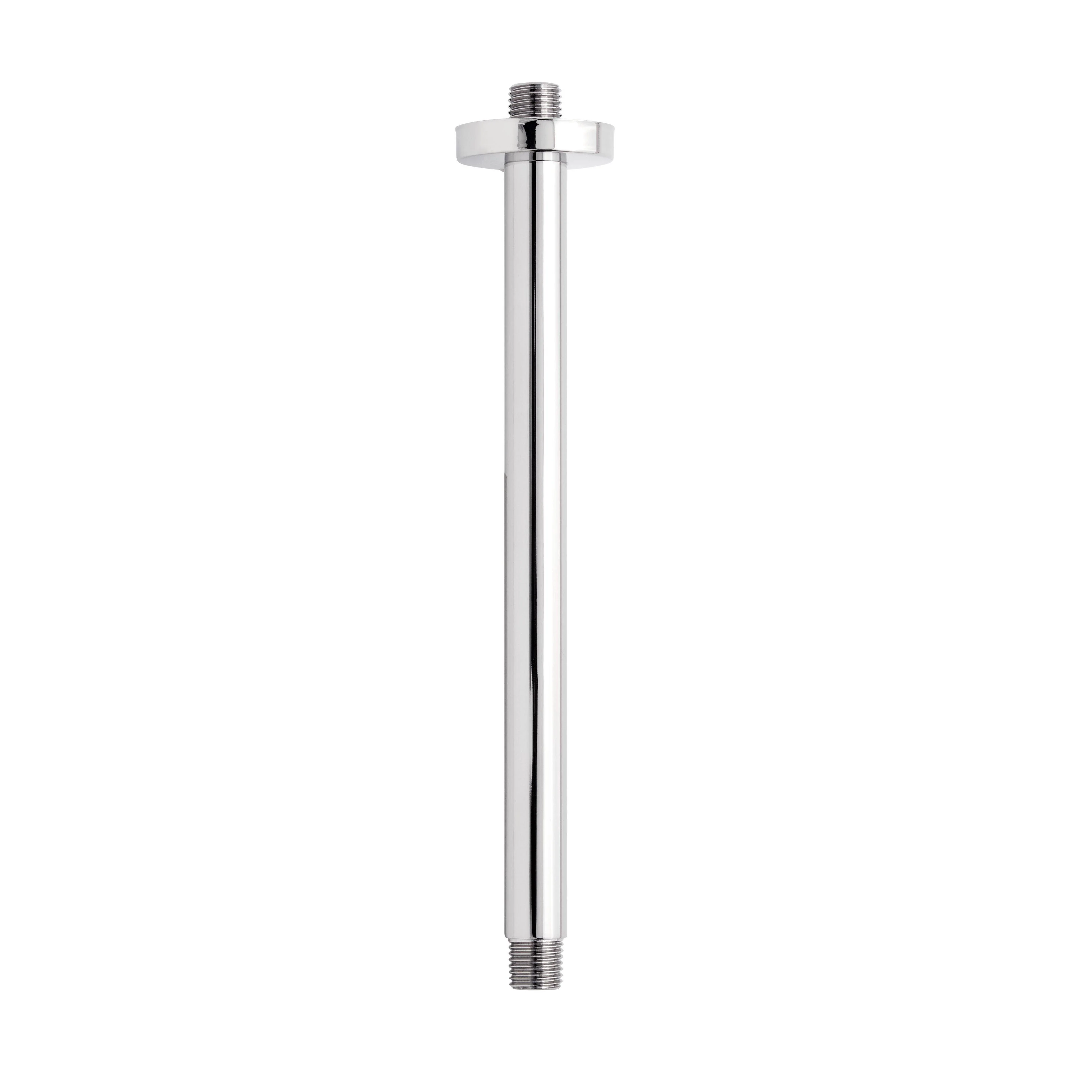 12" Round Ceiling-Mount Shower Arm - Chrome