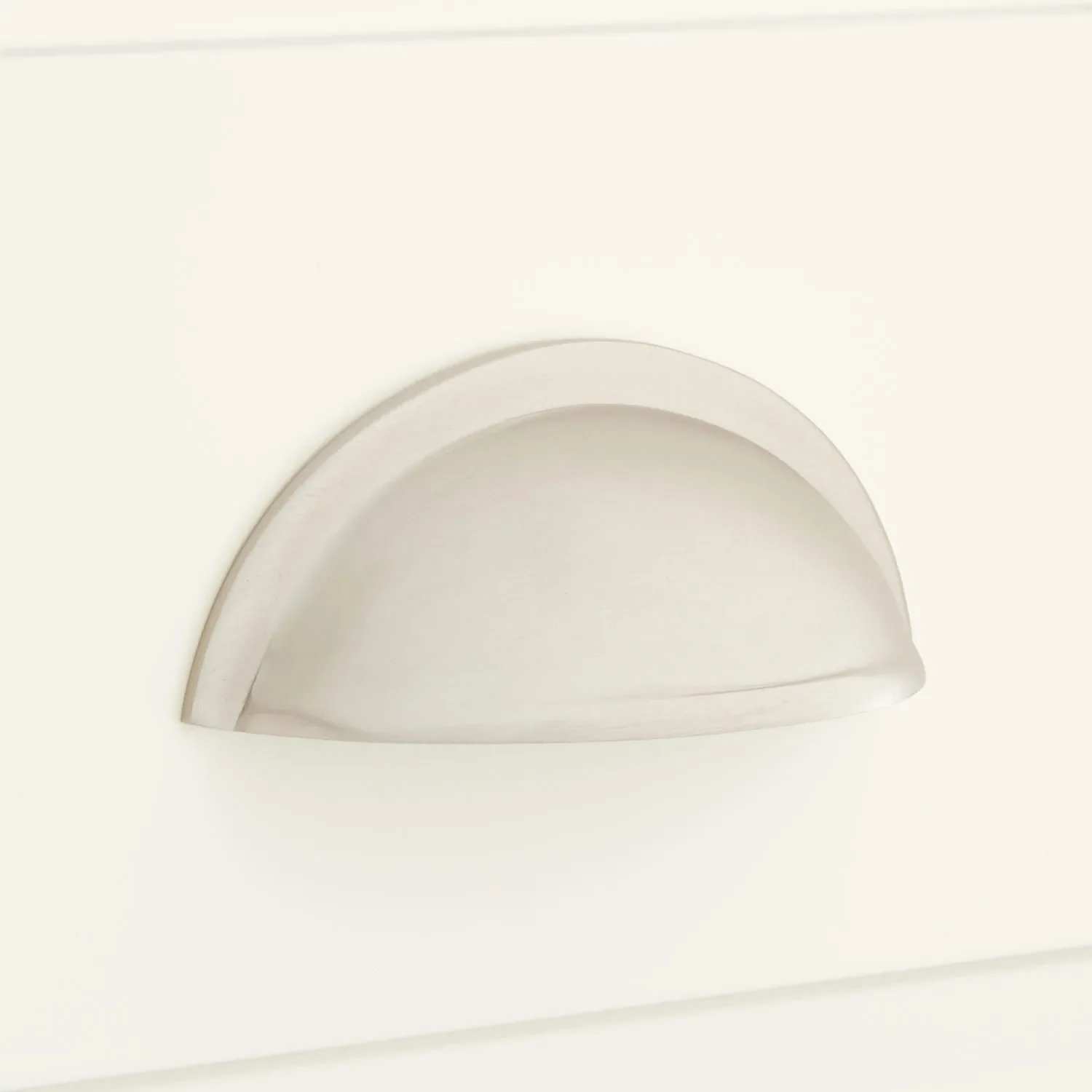 3" Barrus Brass Cup Pull - Brushed Nickel