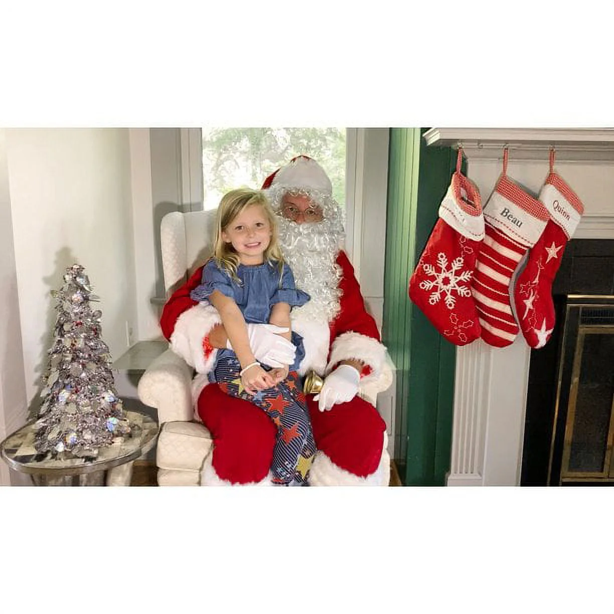ABALAGU Deluxe Santa Costume for Men Santa Claus Suit, XL - Image 6