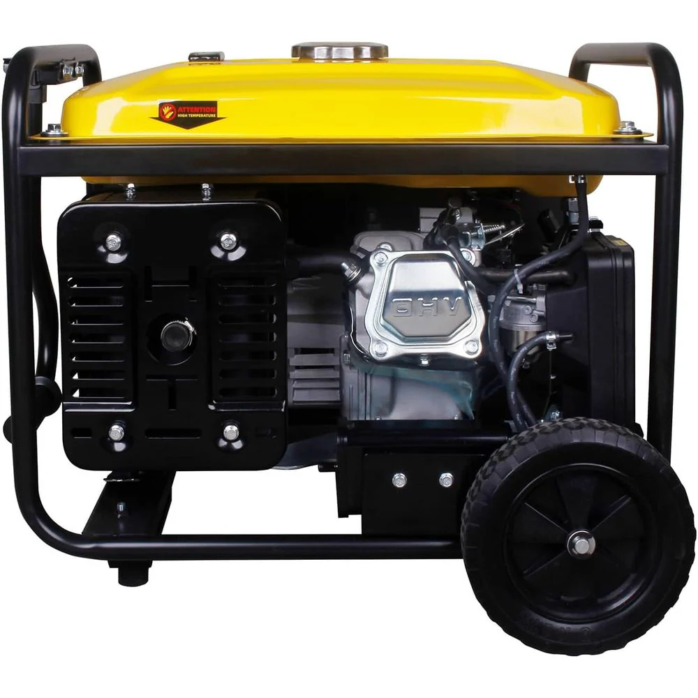 Aceup AG4350W Energy Portable Generator, 7HP 208cc 4-Stroke OHV Engine, 3600 Running Watts, 4350 Peak Watts, 4-Gallon Fuel Tank with Gauge, Wheel Kit - Image 4