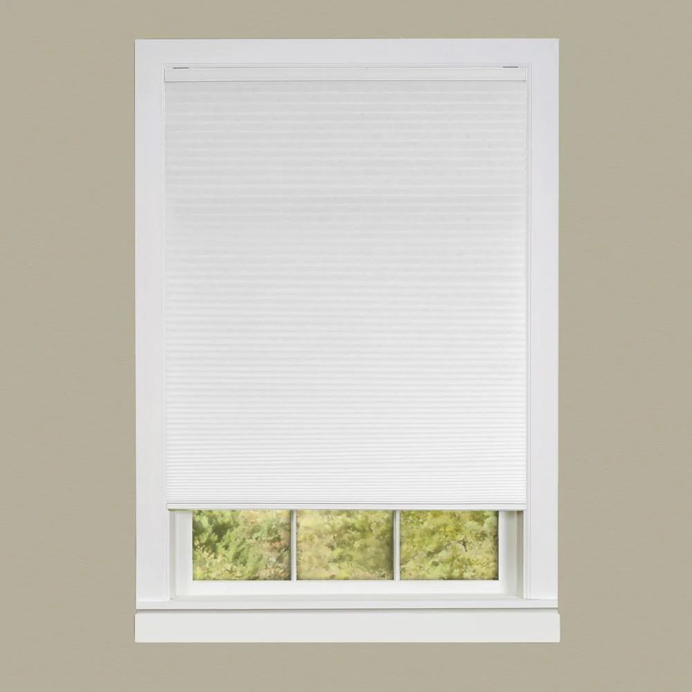 Achim Home Furnishings Top-Down Cordless Honeycomb Cellular Pleated Shade, 36 by 64", White - Image 2