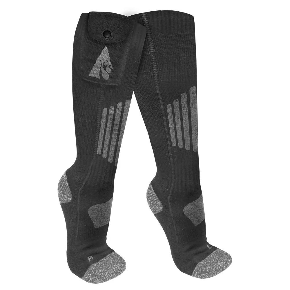 ActionHeat AH-SK-3V-C-S-M Cotton 3.7V Rechargeable Heated Socks 2.0 with Remote - S/M - Image 3