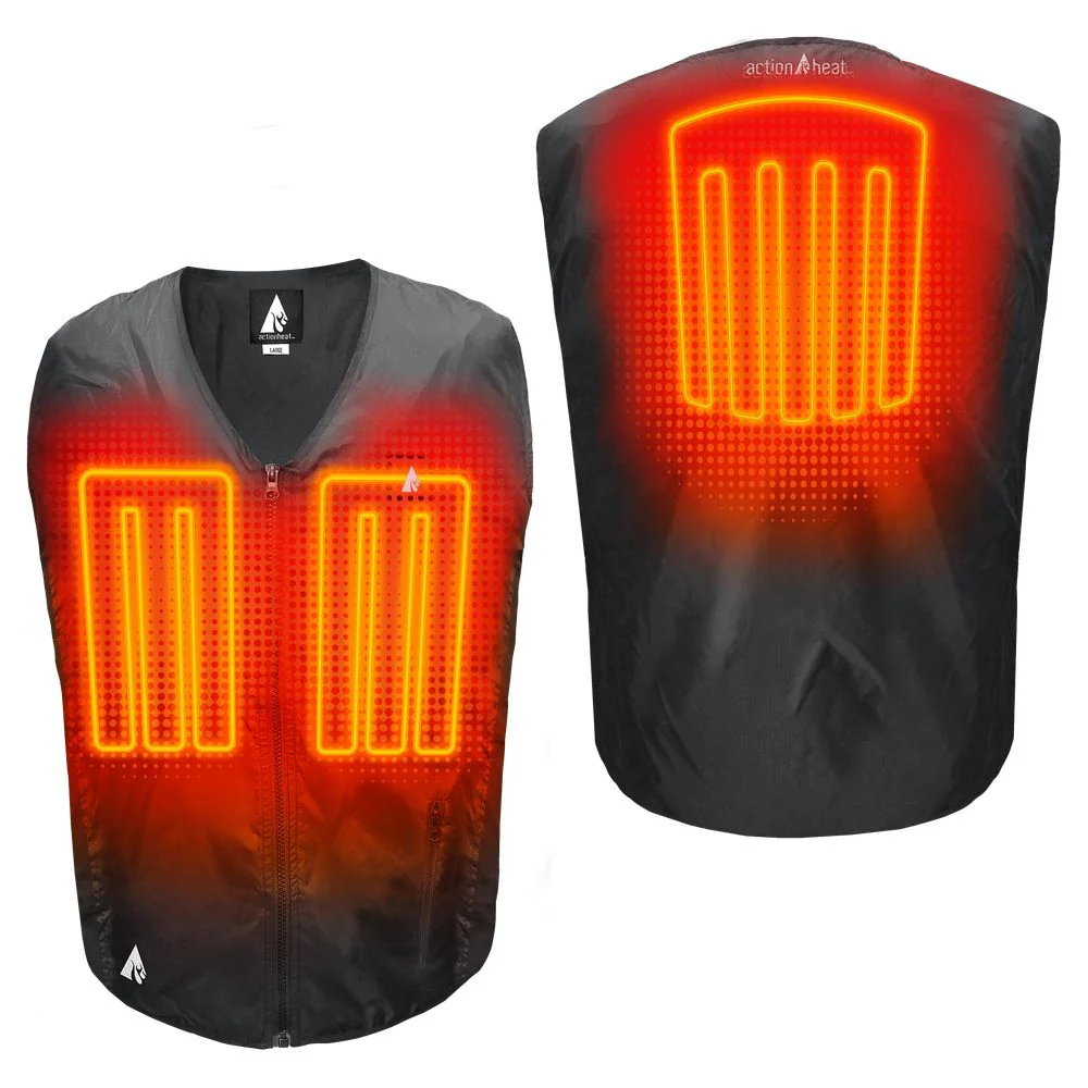 ActionHeat AH-VSTL-5V 5V Heated Vest Liner for Men, Black 2XL/3XL