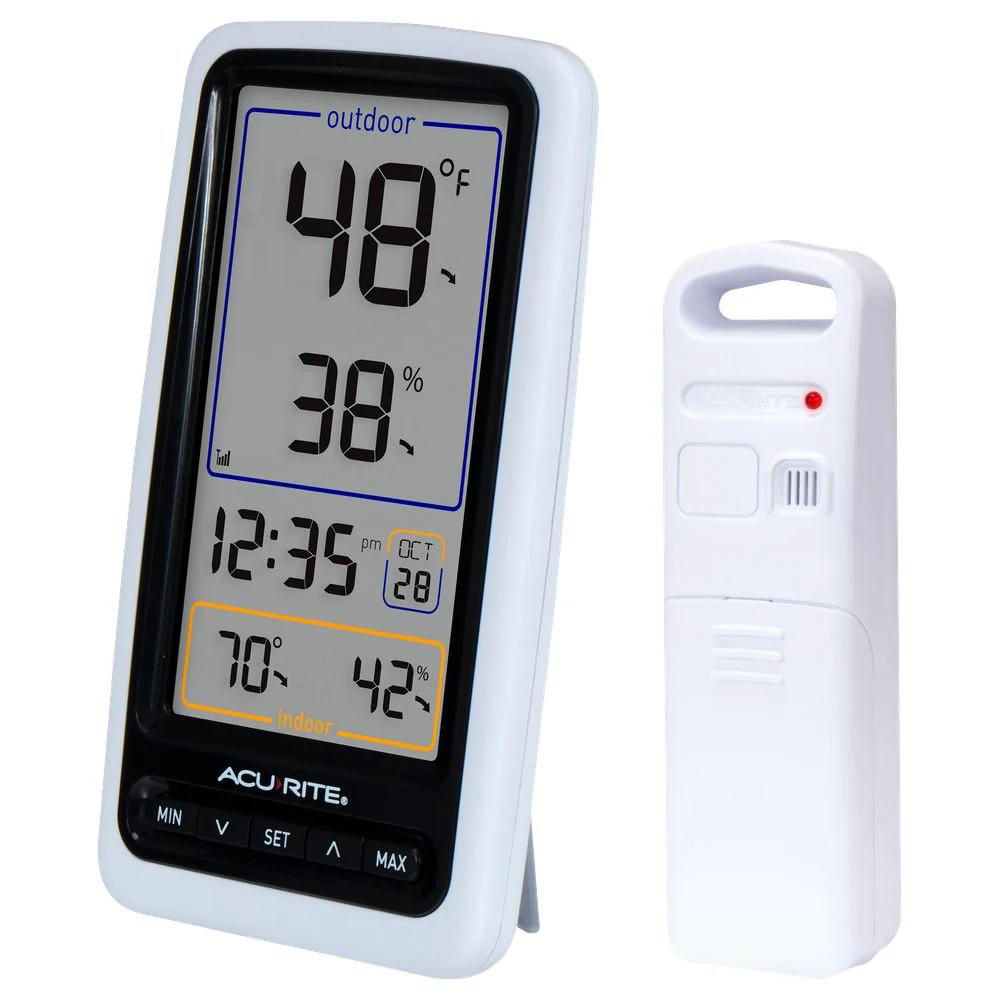AcuRite Digital Thermometer with Indoor/Outdoor Temperature and Humidity Monitors - Image 4