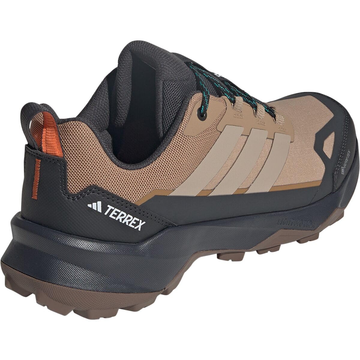 adidas Terrex Skychaser AX5 Gore-TEX Waterproof Hiking Shoes, Cardboard/Blanch Cargo/Semi Impact Orange, Size 12, Medium JH7801 - Image 6