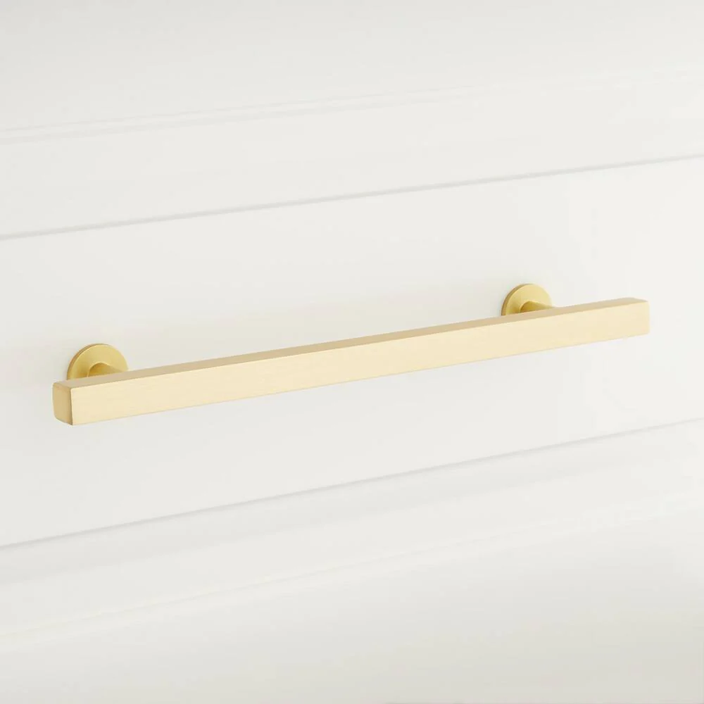 Adjustable Brass Drawer Pulls-cc 2.5",3",4"-Satin Brass