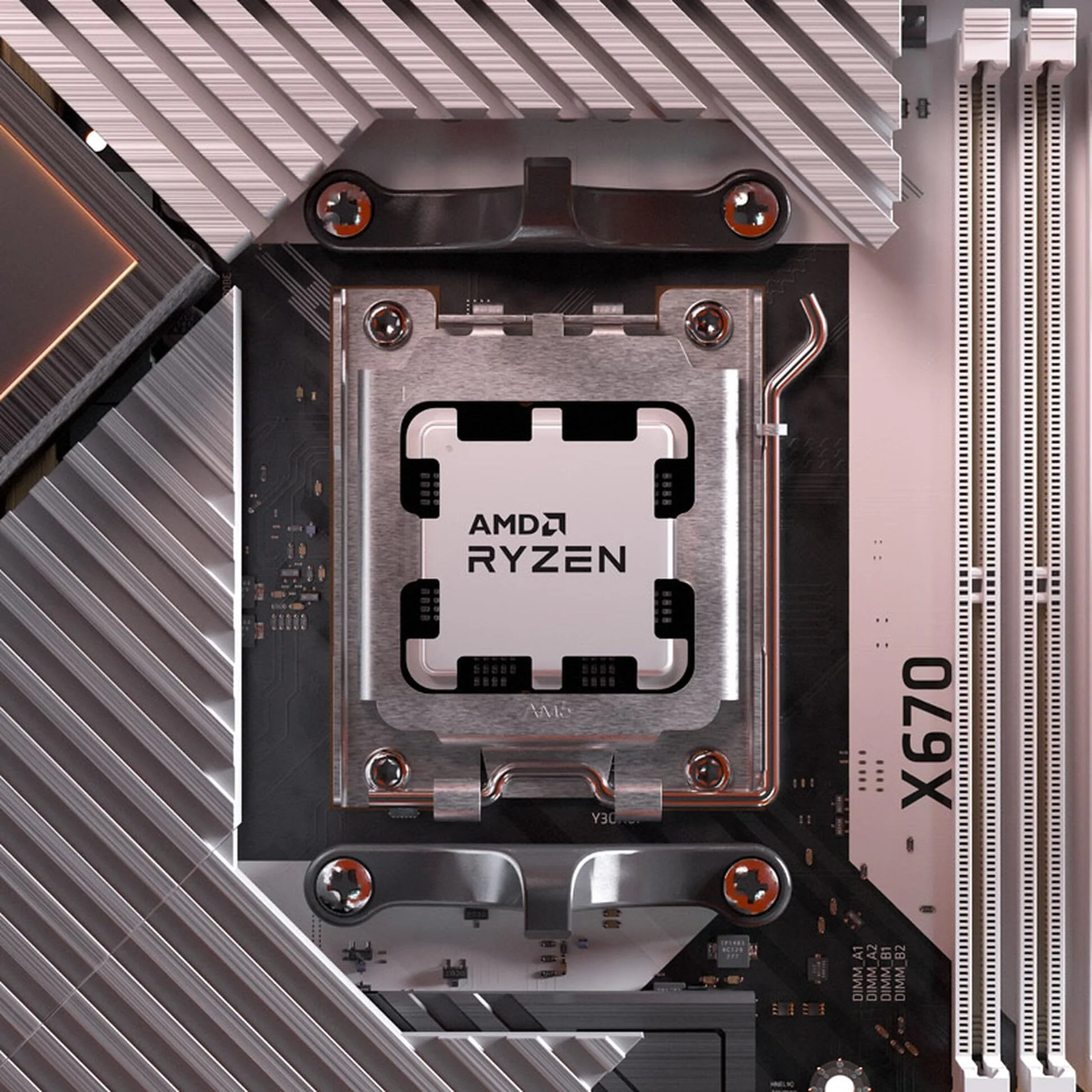 AMD Ryzen 7 8700G Desktop Processor, 8-Core 16-Thread, 4.2 GHz Base, 5.1 GHz Max Boost, Socket AM5, 65W, Integrated Radeon 780M Graphics, Silver - Image 8