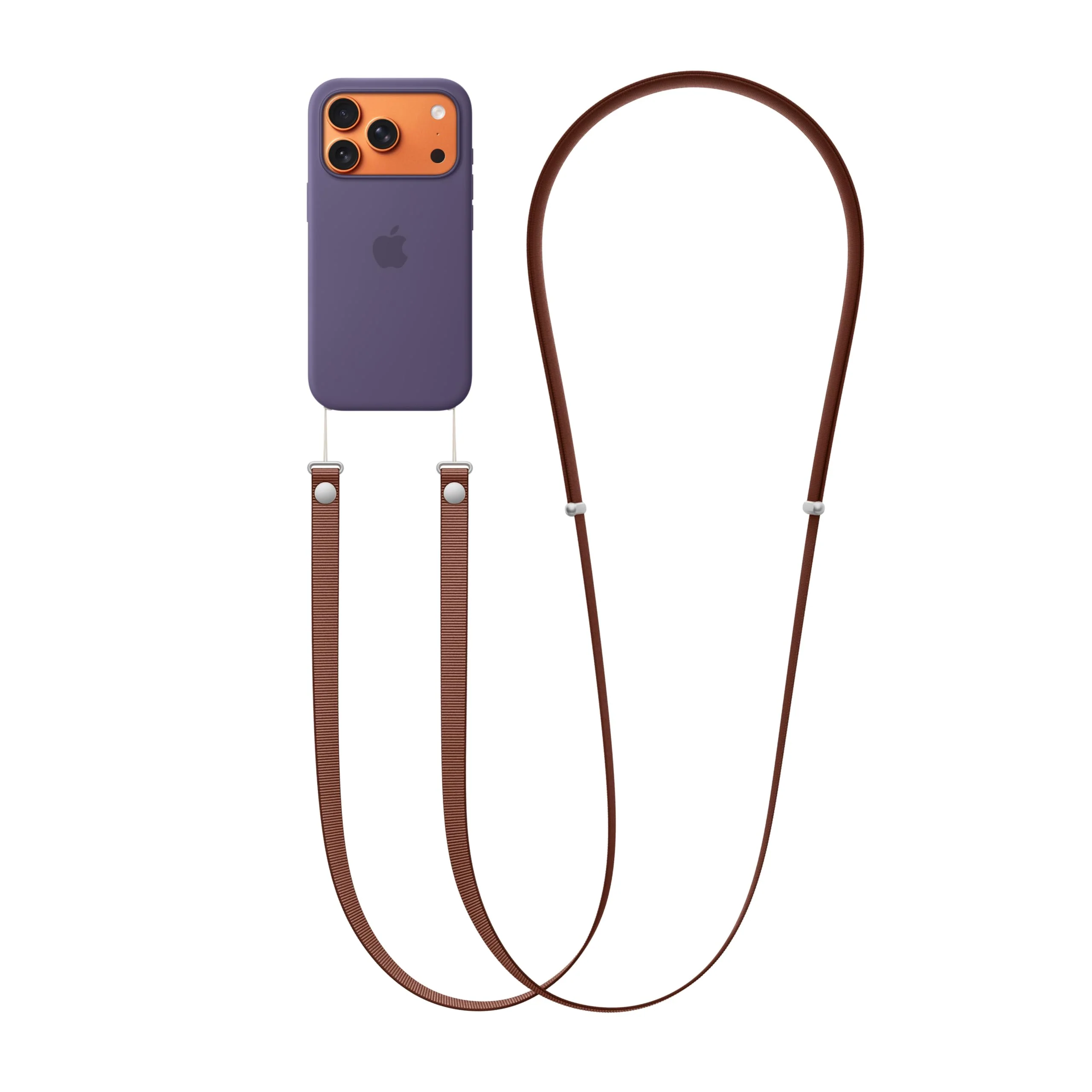 Apple Crossbody Strap, Eco-Friendly Adjustable Magnetic Length, Sienna, Compatible with iPhone 17 Series and iPhone Air Cases, MGGN4LL/A - Image 6