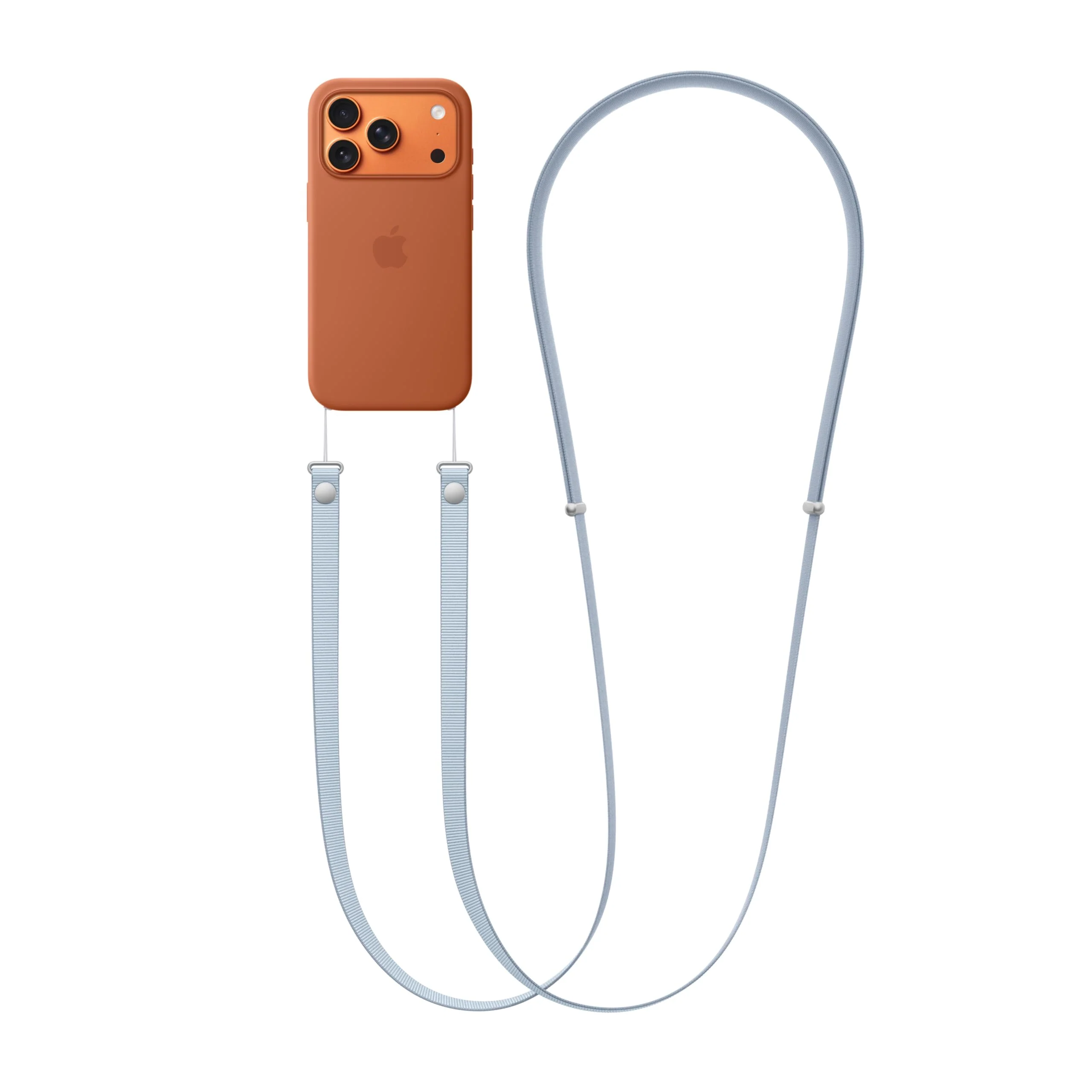 Apple Crossbody Strap, Adjustable Magnetic Sliding Mechanism, Light Blue, Compatible with iPhone 17 Series and iPhone Air, MGGH4LL/A - Image 6