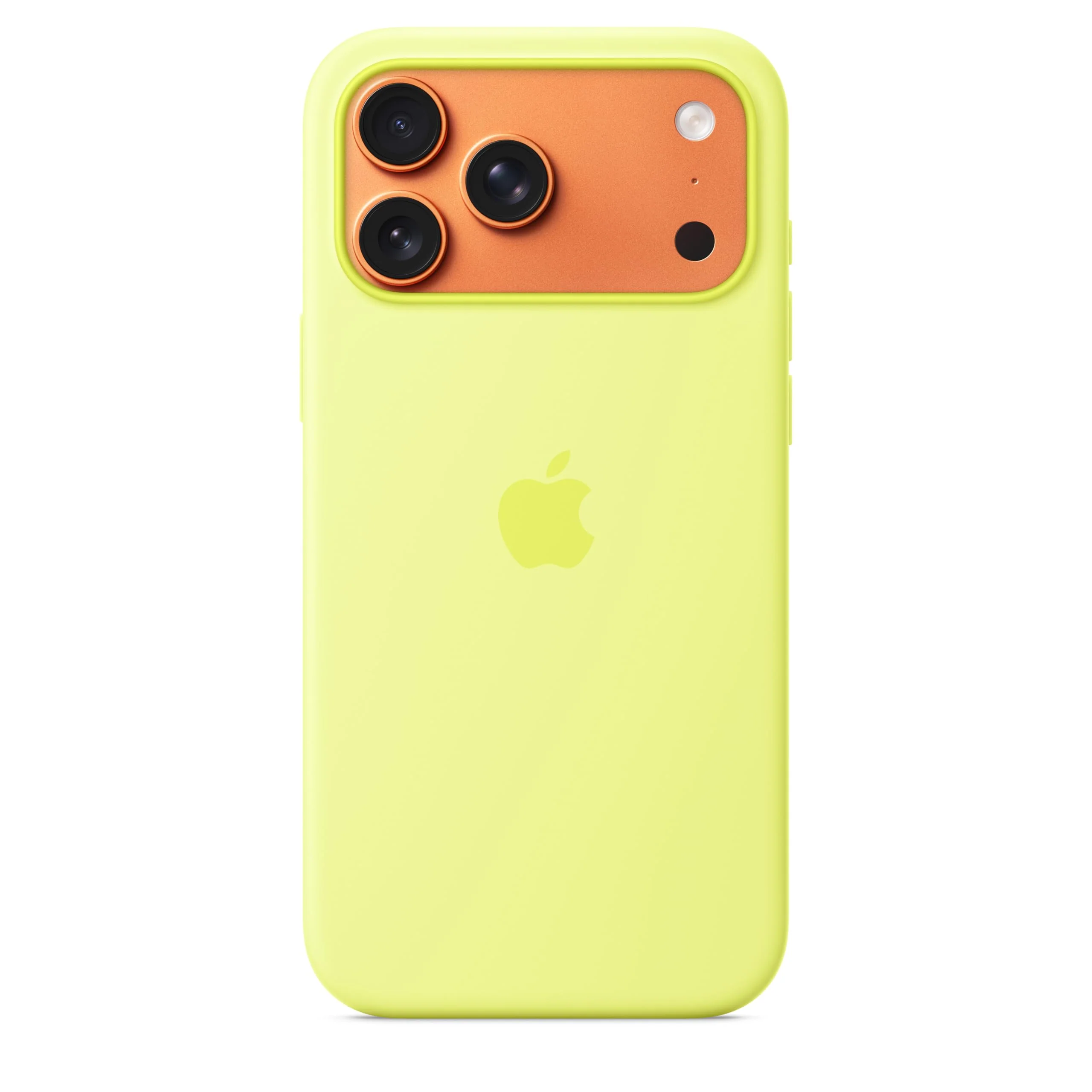 Apple iPhone 17 Pro Max Silicone Case with MagSafe, Neon Yellow, Lightweight, Camera Control, Wireless Charging Compatible, MGFM4ZM/A - Image 4
