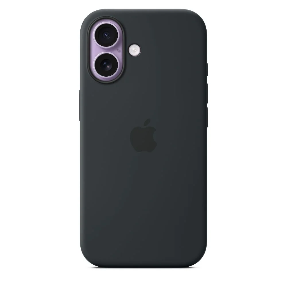 Apple iPhone 17 Silicone Case with MagSafe, Camera Control, Lightweight Recycled Silicone, Black, MGF14ZM/A