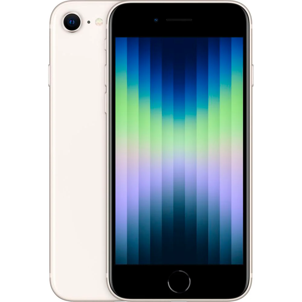 Apple iPhone SE 3 64GB Starlight LTE Cellular Verizon MMX63LL/A - V