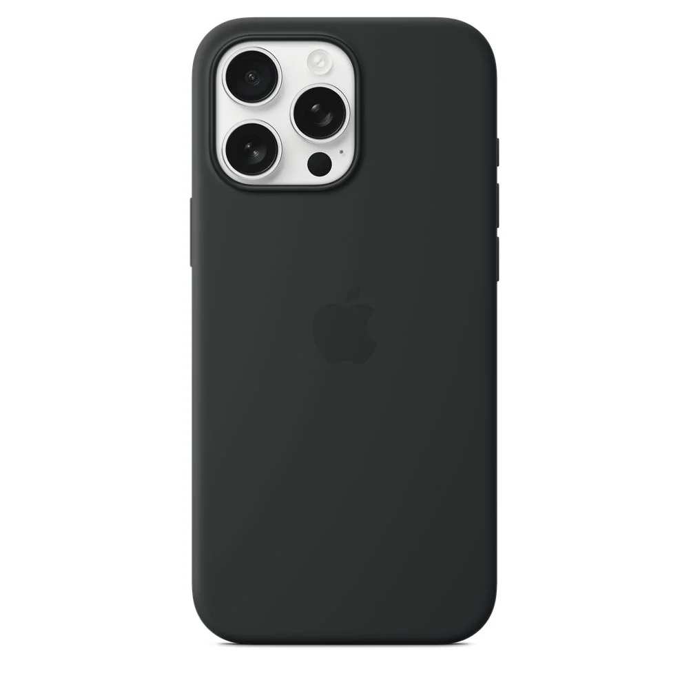 Apple MYYT3ZM/A iPhone 16 Pro Max Silicone Case with MagSafe - Black - Image 3