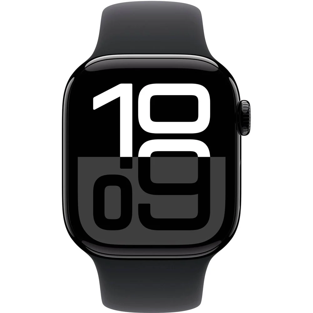 Apple Watch Gen 10 Series 10 42mm Jet Black Aluminum - Black Sport Band MWWE3LW/A - Image 2