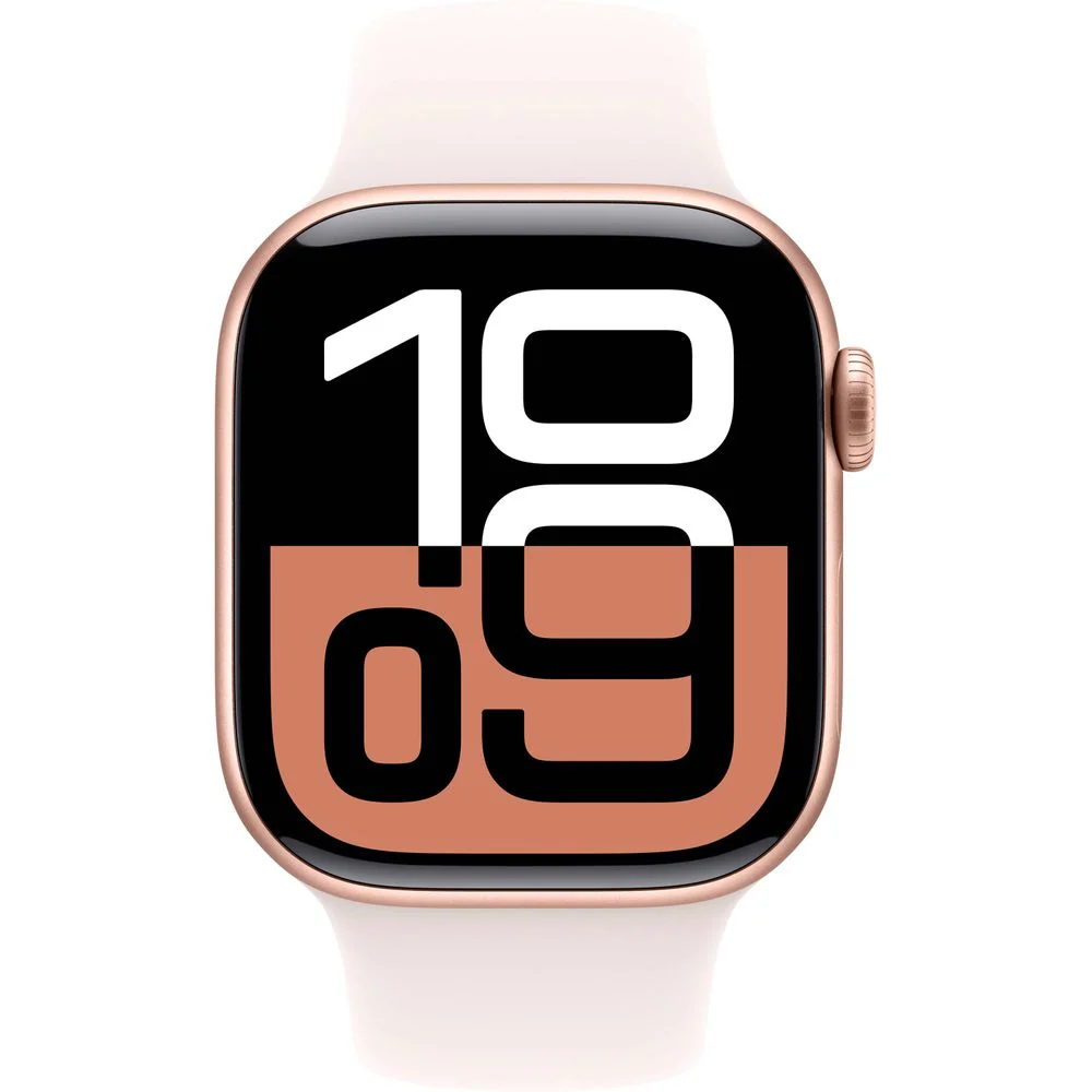 Apple Watch Gen 10 Series 10 42mm Rose Gold Aluminum - Light Blush Sport Band MWWH3LW/A - Image 2