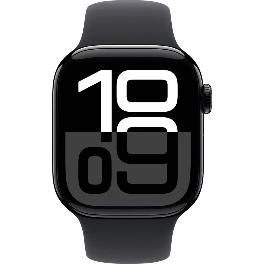 Apple Watch Gen 10 Series 10 Cell 42mm Jet Black Aluminum - Black Sport Band MWX63LW/A - Image 2
