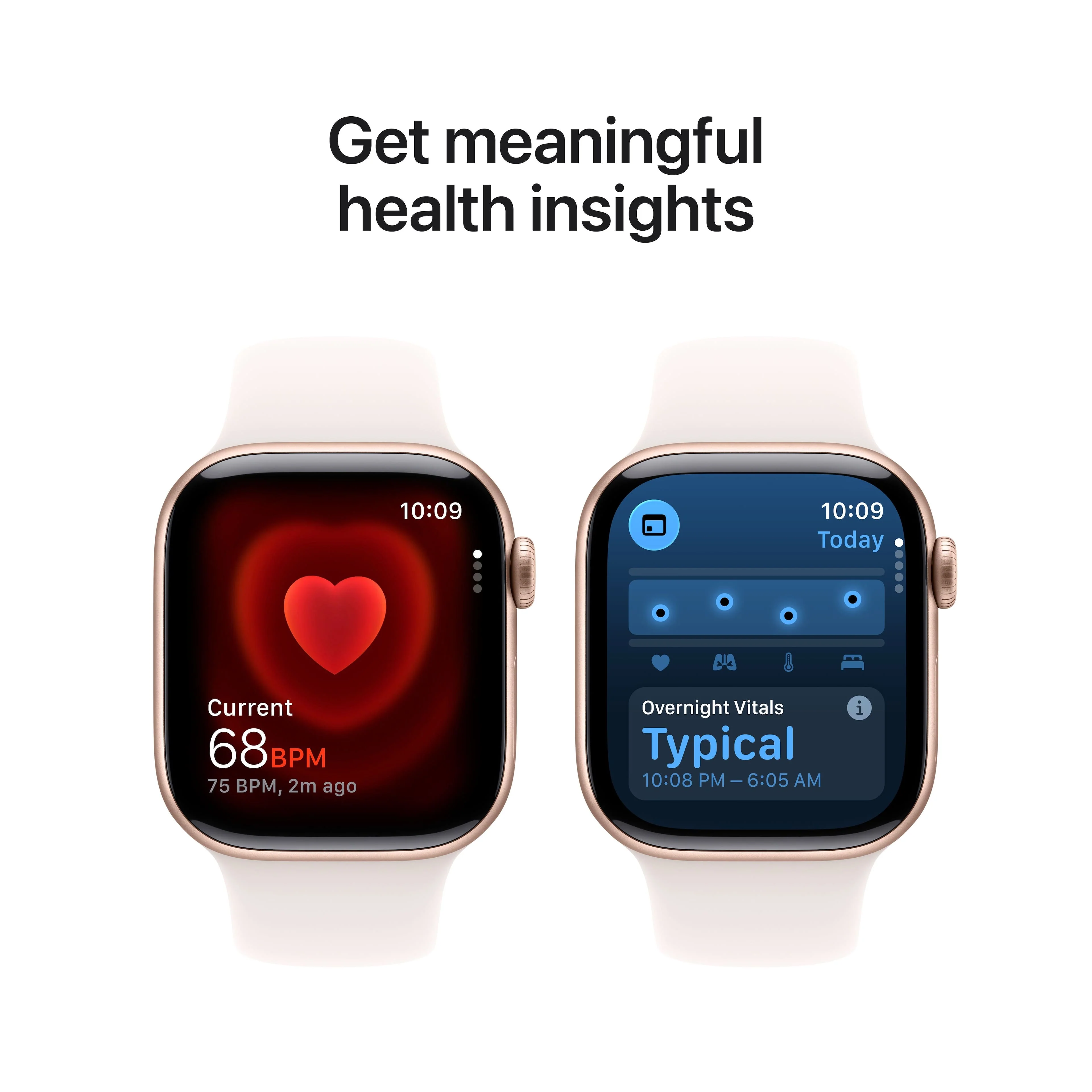 Apple Watch Gen 11 Series 11 42mm Rose Gold Aluminum - Light Blush Sport Band MEU04LW/A - Image 3