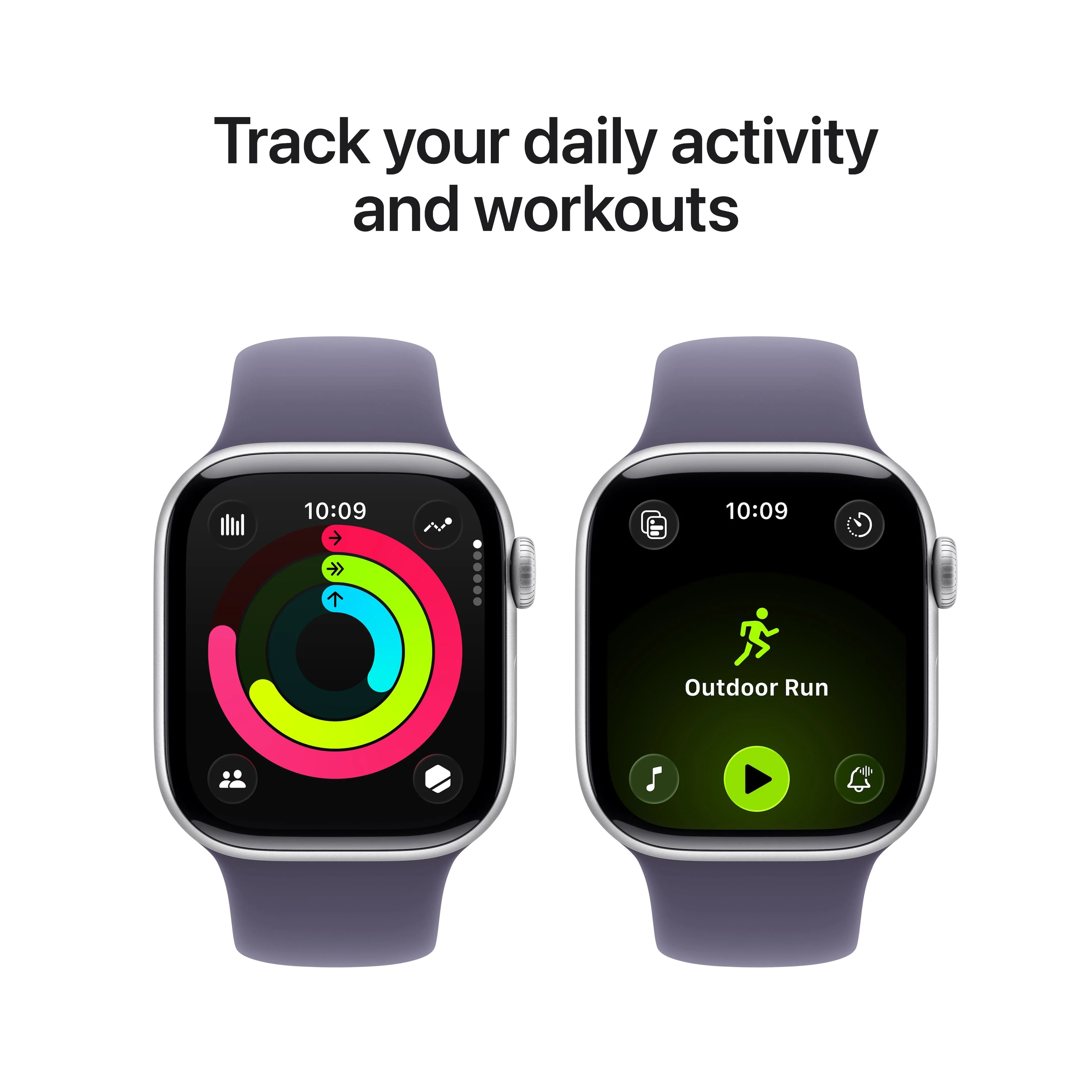 Apple Watch Gen 11 Series 11 42mm Rose Gold Aluminum - Light Blush Sport Band MEU04LW/A - Image 4