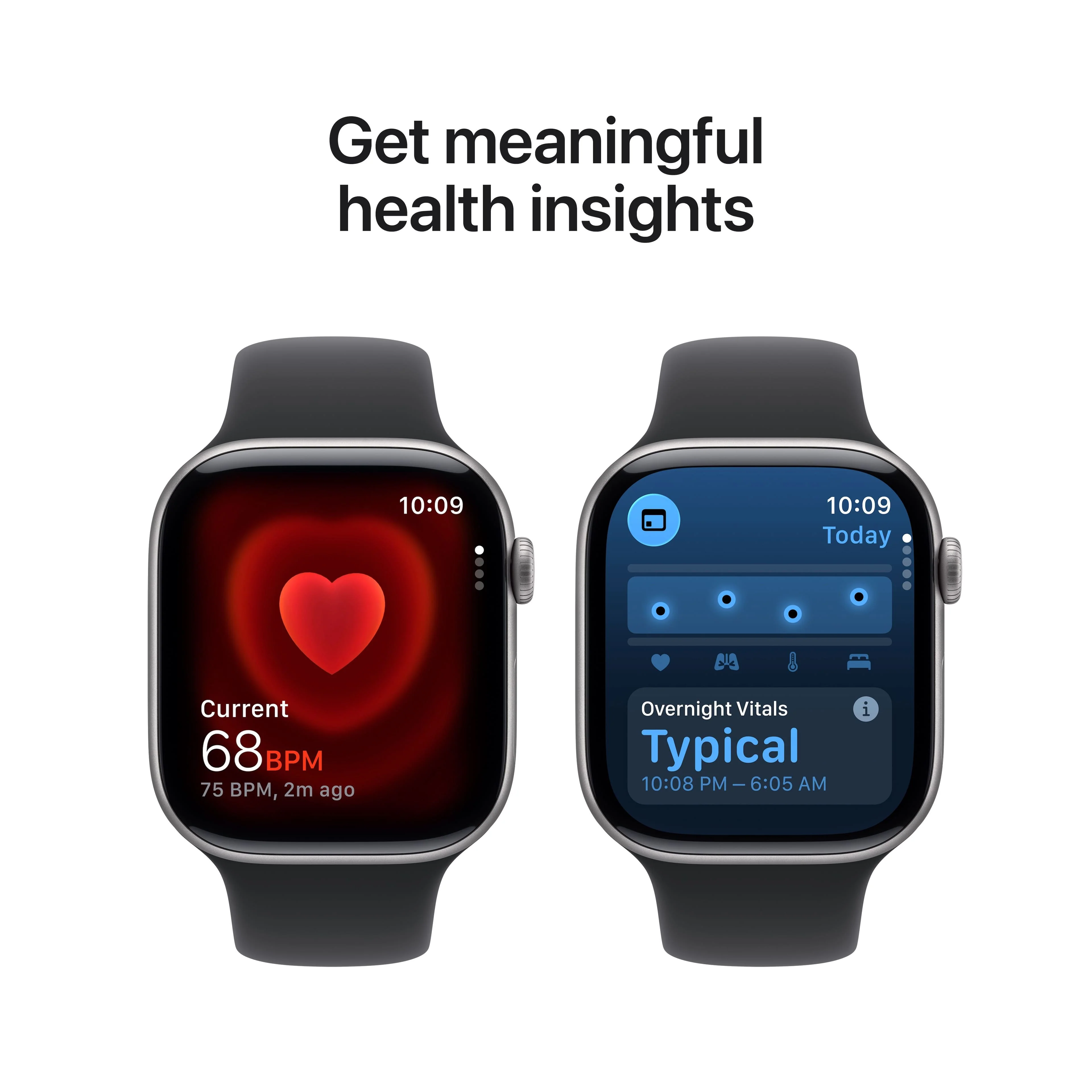 Apple Watch Gen 11 Series 11 46mm Space Gray Aluminum - Black Sport Band MEV44LW/A - Image 4