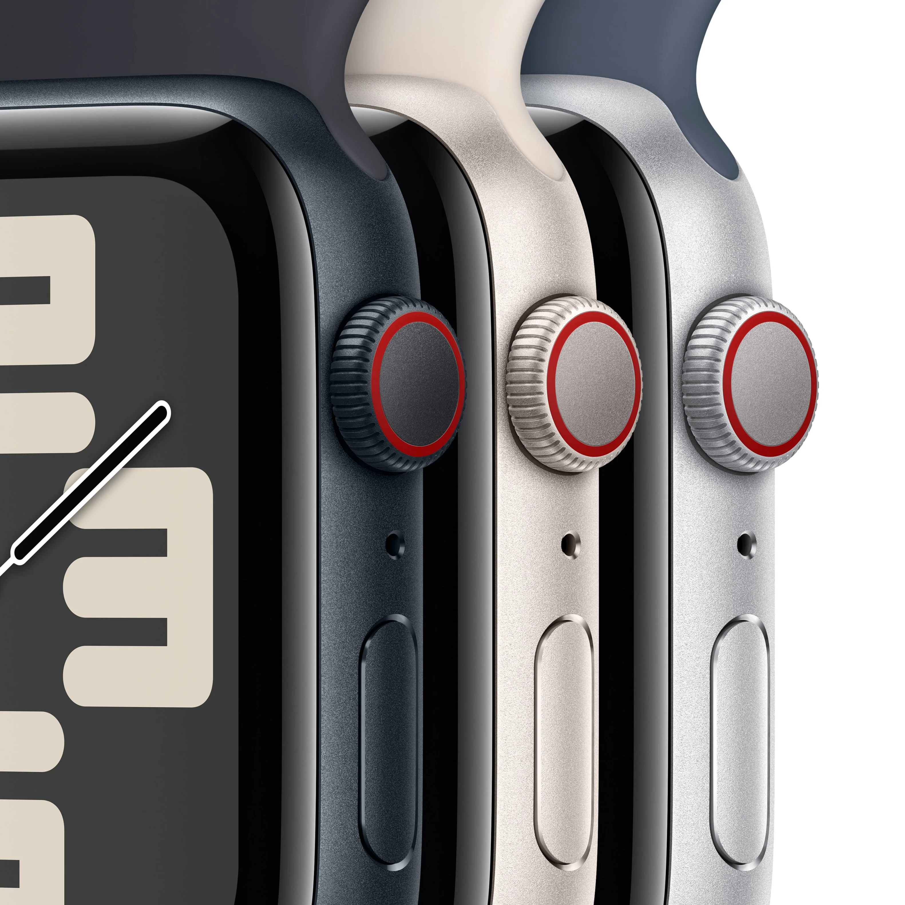 Apple Watch SE 2 Cell 40mm Midnight Aluminum - Midnight Sport Band MXFR3LL/A - Image 3