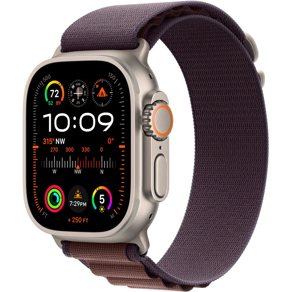 Apple Watch Ultra 2 49mm Titanium - Indigo Alpine Loop MRET3LL/A
