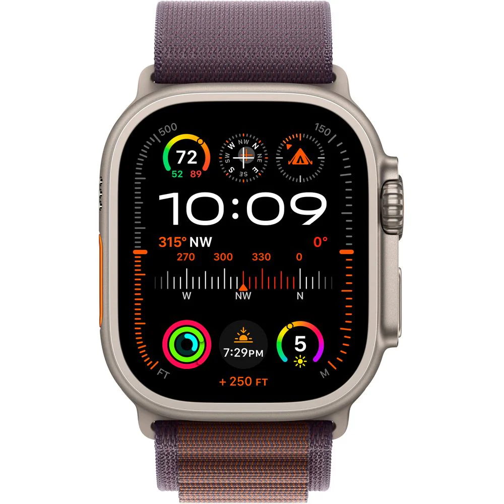 Apple Watch Ultra 2 49mm Titanium - Indigo Alpine Loop MRET3LL/A - Image 2