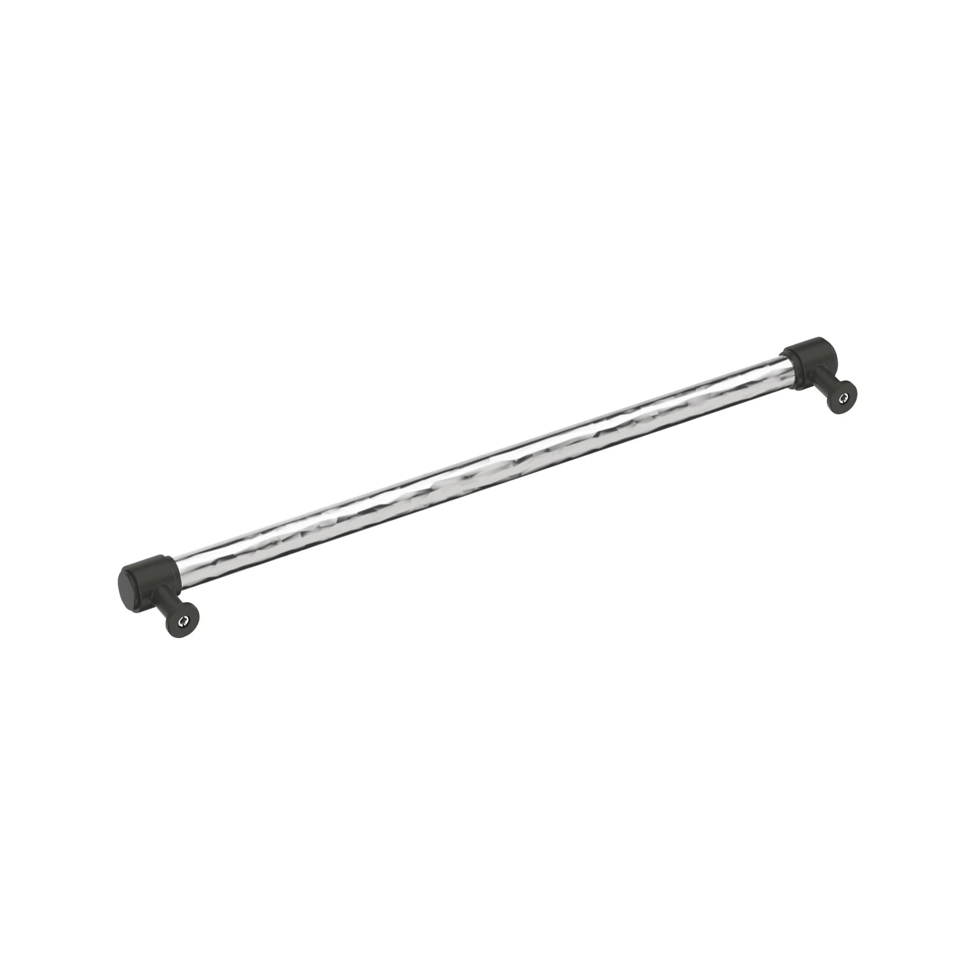 Signature Hardware Lazzara Hammered Appliance Pull, Polished Nickel, 18 Inch Center to Center, Zinc, SH553207PN - Image 5