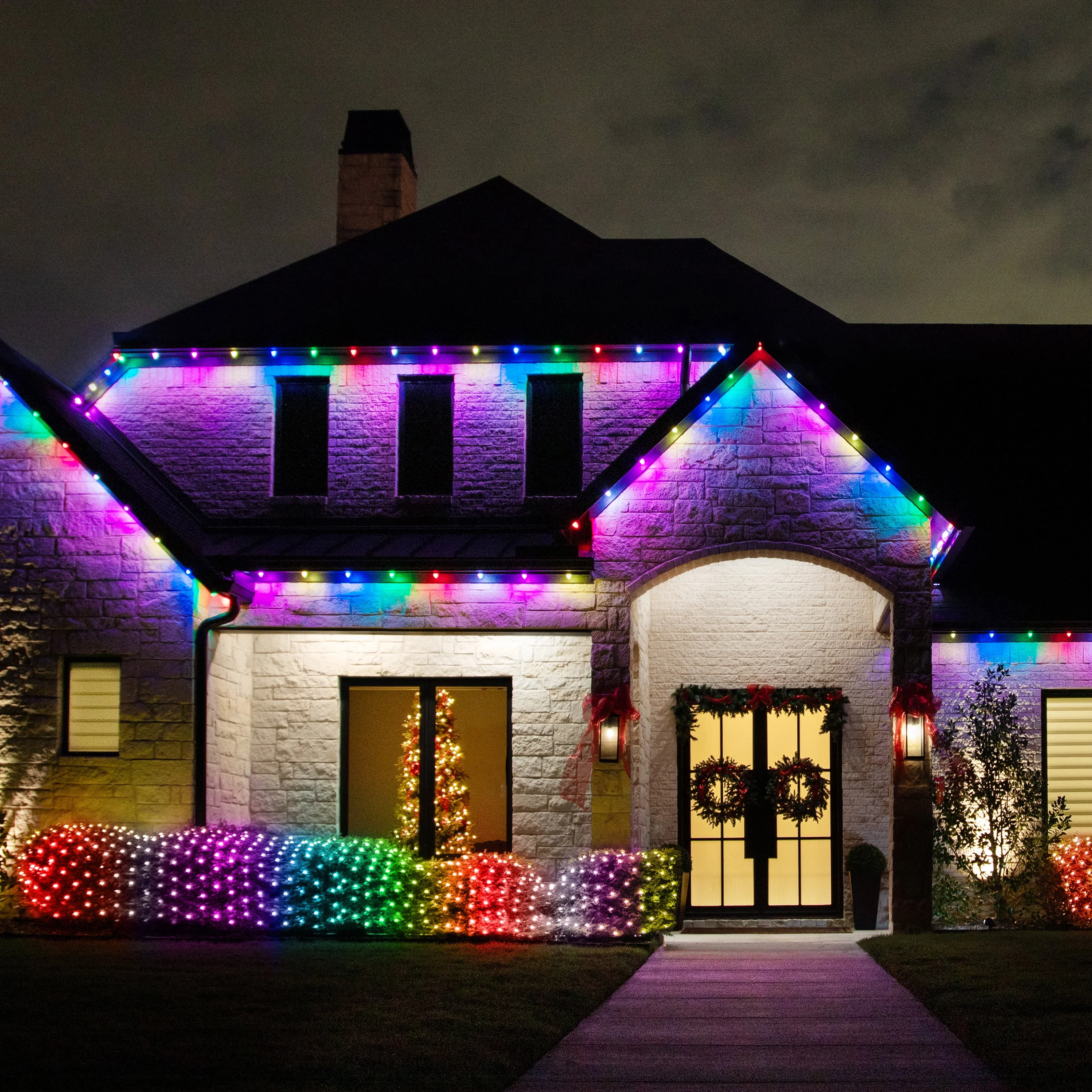 AppLights PERMANENT Starter Kit Christmas Light String with 72 LEDs, 100 feet, Black - Image 3