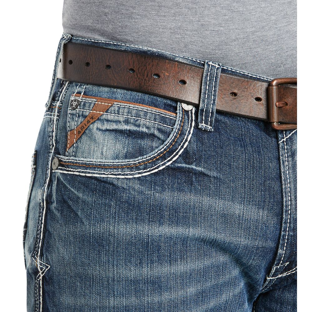 Ariat M4 Low Rise Coltrane Bootcut Jeans for Men - Durango - 36x34 - Image 3