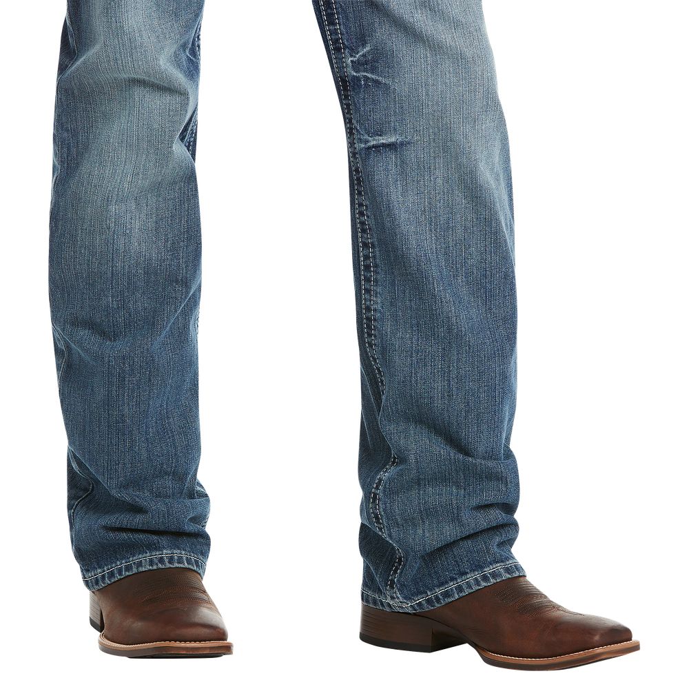 Ariat M4 Low Rise Coltrane Bootcut Jeans for Men - Durango - 36x34 - Image 6