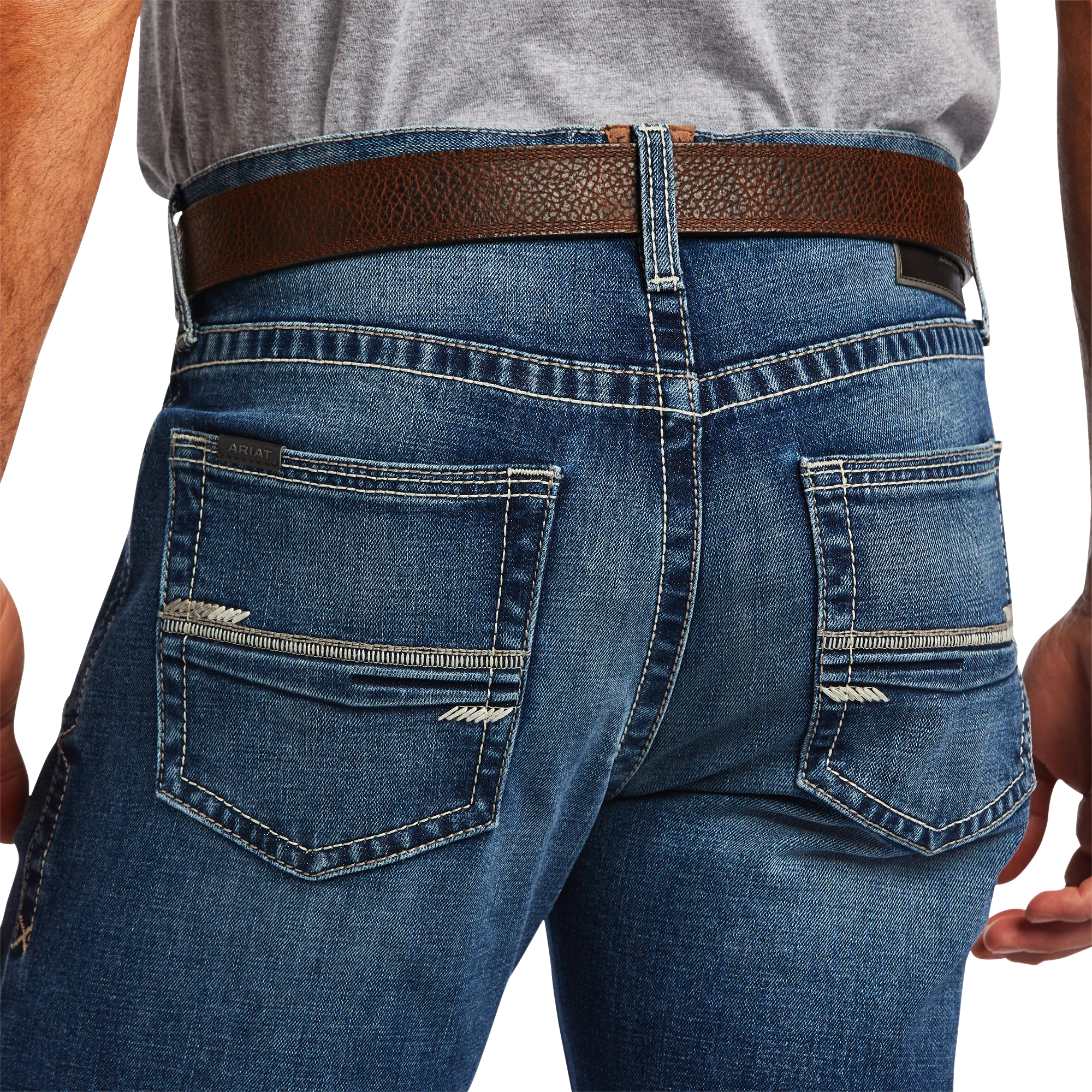 Ariat M5 Straight Marston Straight-Leg Jeans for Men - Walden - 40x30 - Image 4
