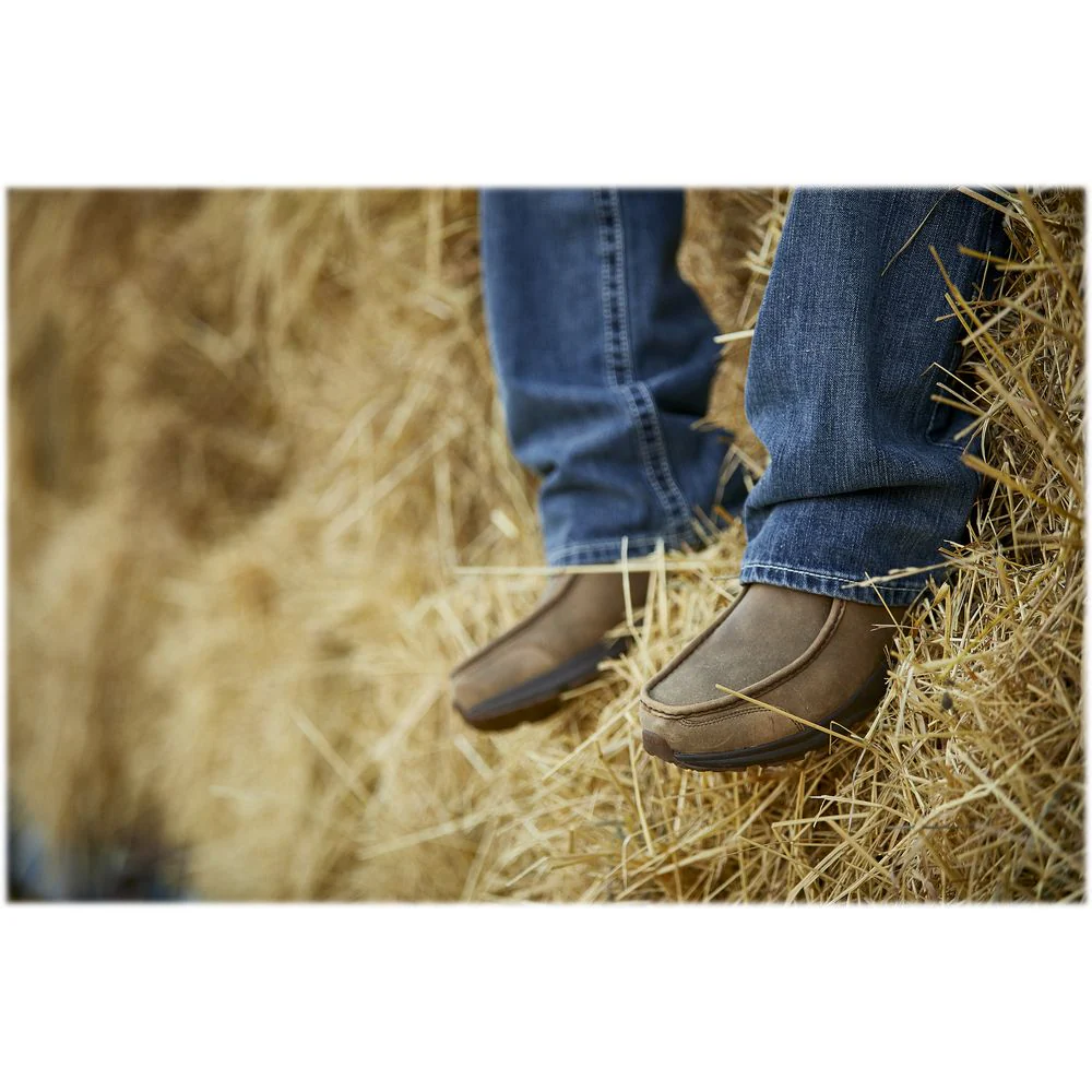 Ariat Spitfire Shoes for Men - Brown Bomber - 9M - Image 3