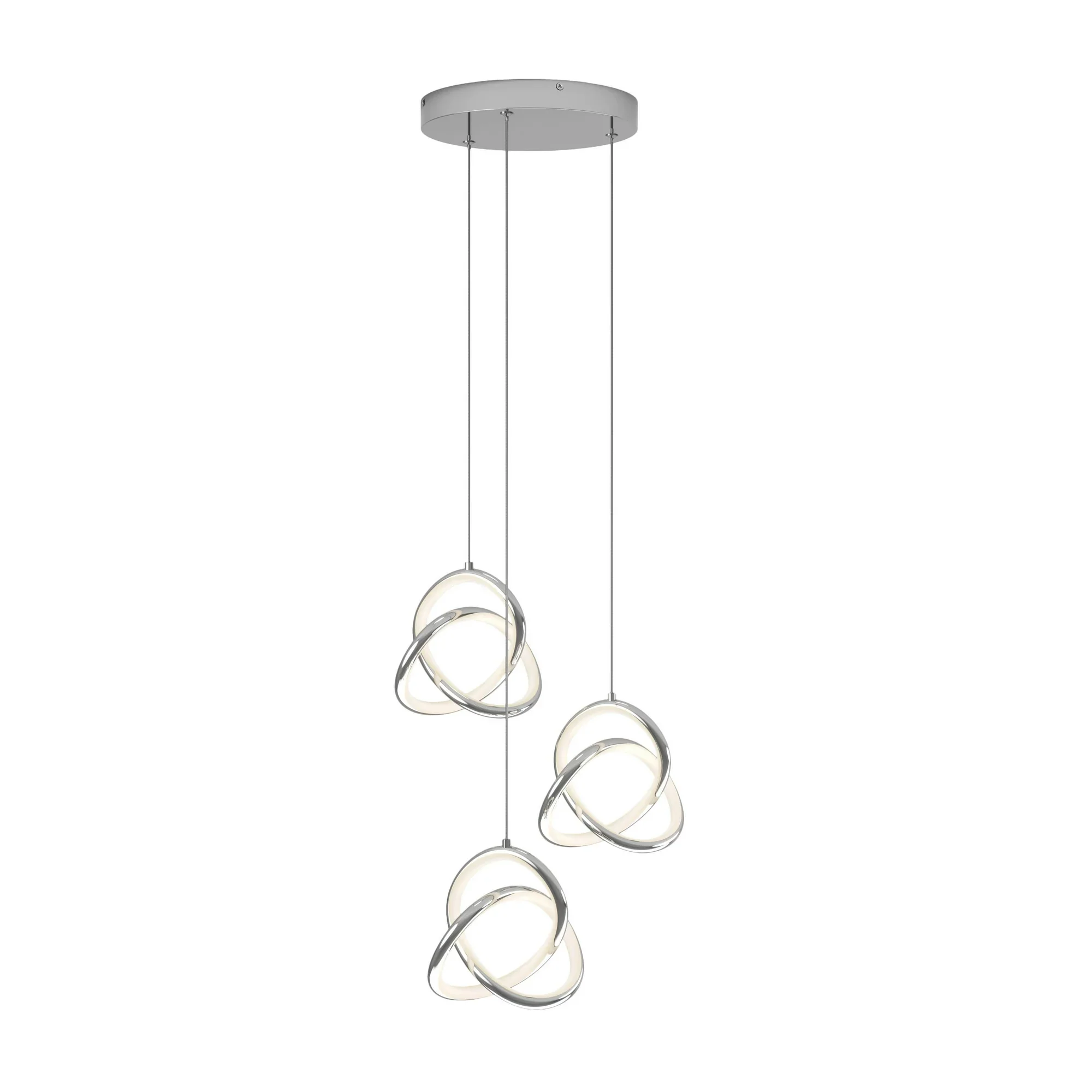 Artika Zephyr Modern LED Pendant Light, Chrome