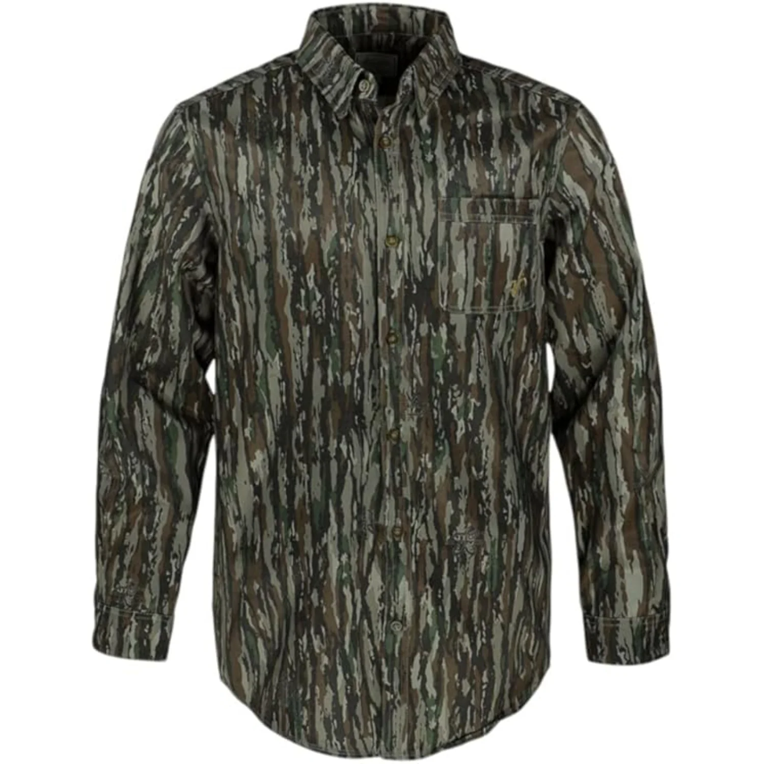 Avery A1030027-Ro-L Heritage Collection Chamois Long-Sleeve Button-Down Shirt - Realtree Original - L