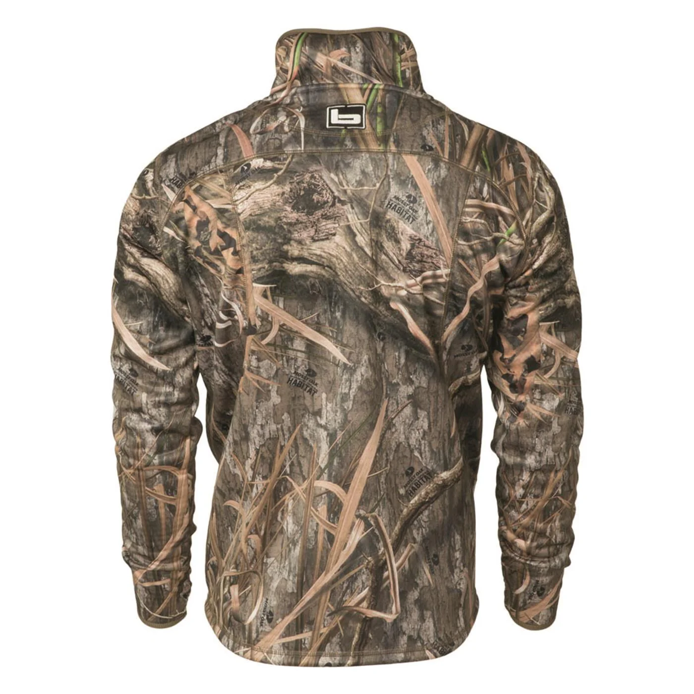 Banded Mid Layer Fleece Quarter-Zip Pullover - Realtree MAX-7 - 2XL - Image 4