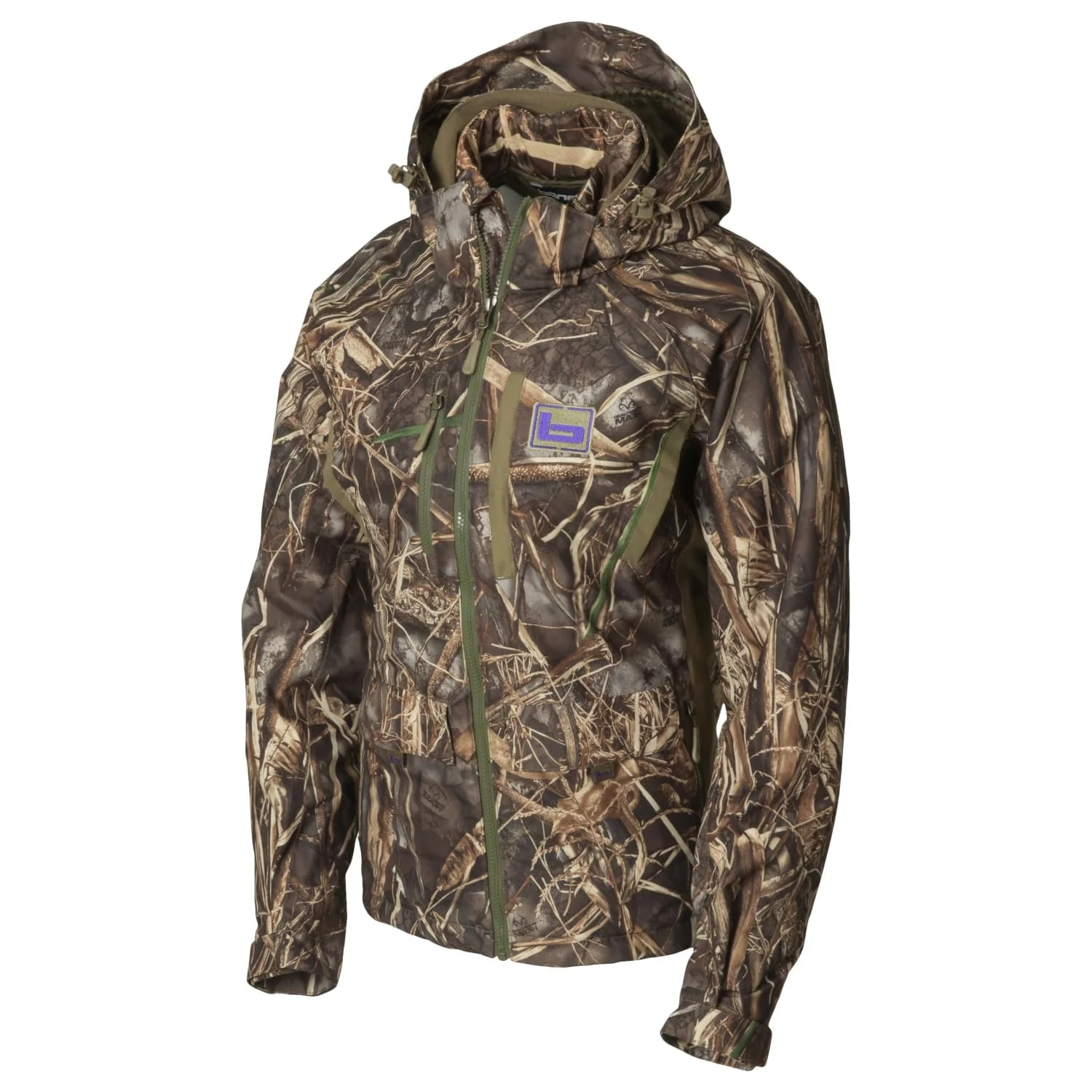 Banded Womens White River Wader Jacket, Waterproof Breathable SHEDS Shell, PrimaLoft Silver Insulation, Tailored Fit, Realtree Max-7, Small - Image 5