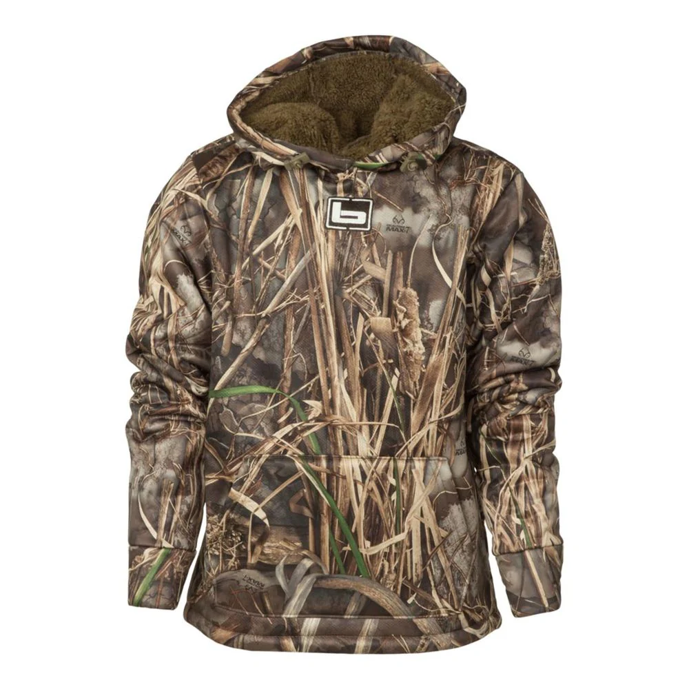 Banded Youth Atchafalaya Pullover Hoodie, Wind and Water Resistant Soft-Shell, Coral-Fleece Lined, Realtree Legacy Camo, Large, B3010005