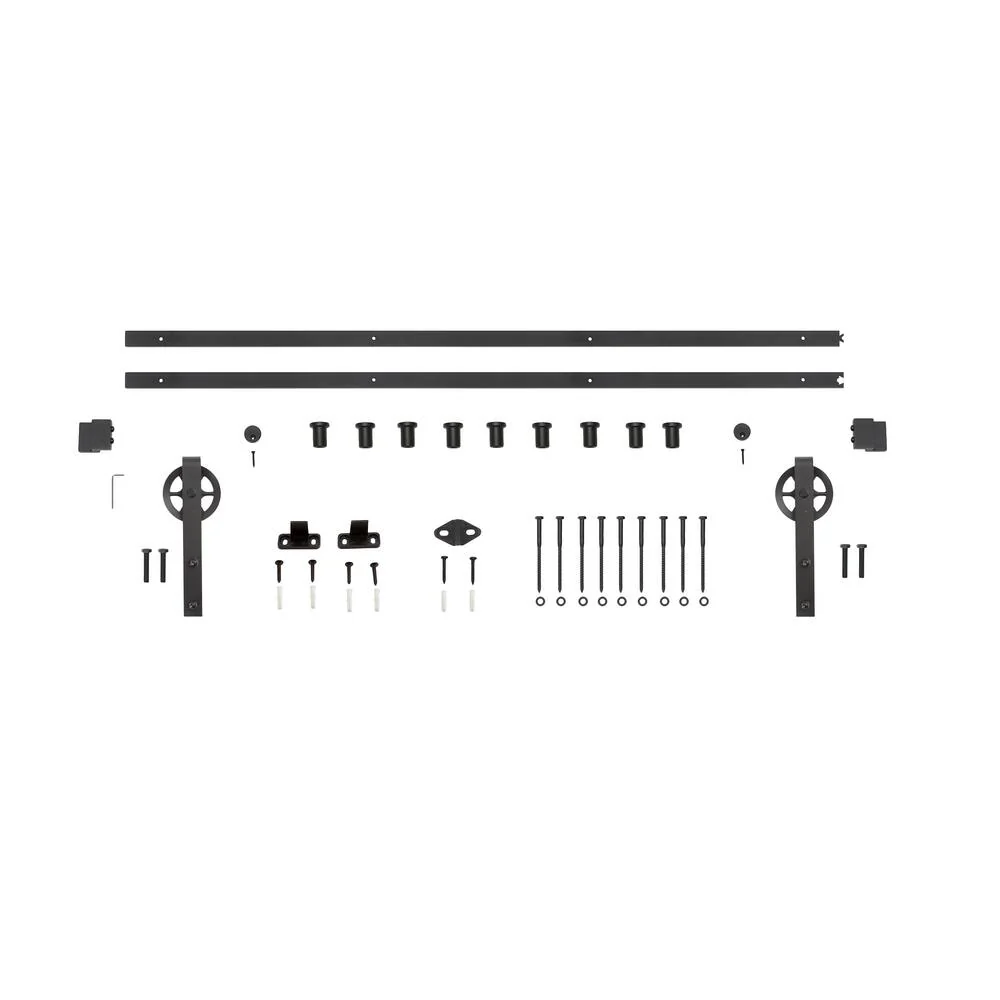BARNDOOR HRDW120IN LG WHEEL BENT BK