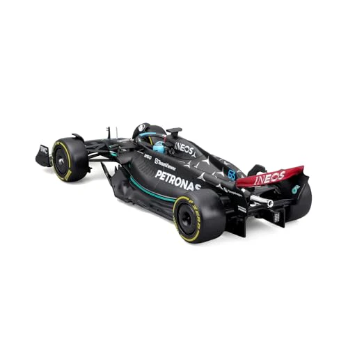 Bburago Bolid F1 Mercedes-AMG W14 E 2023 George Russell 1:24 Scale Diecast Model Car, Black, B18-28028R - Image 2