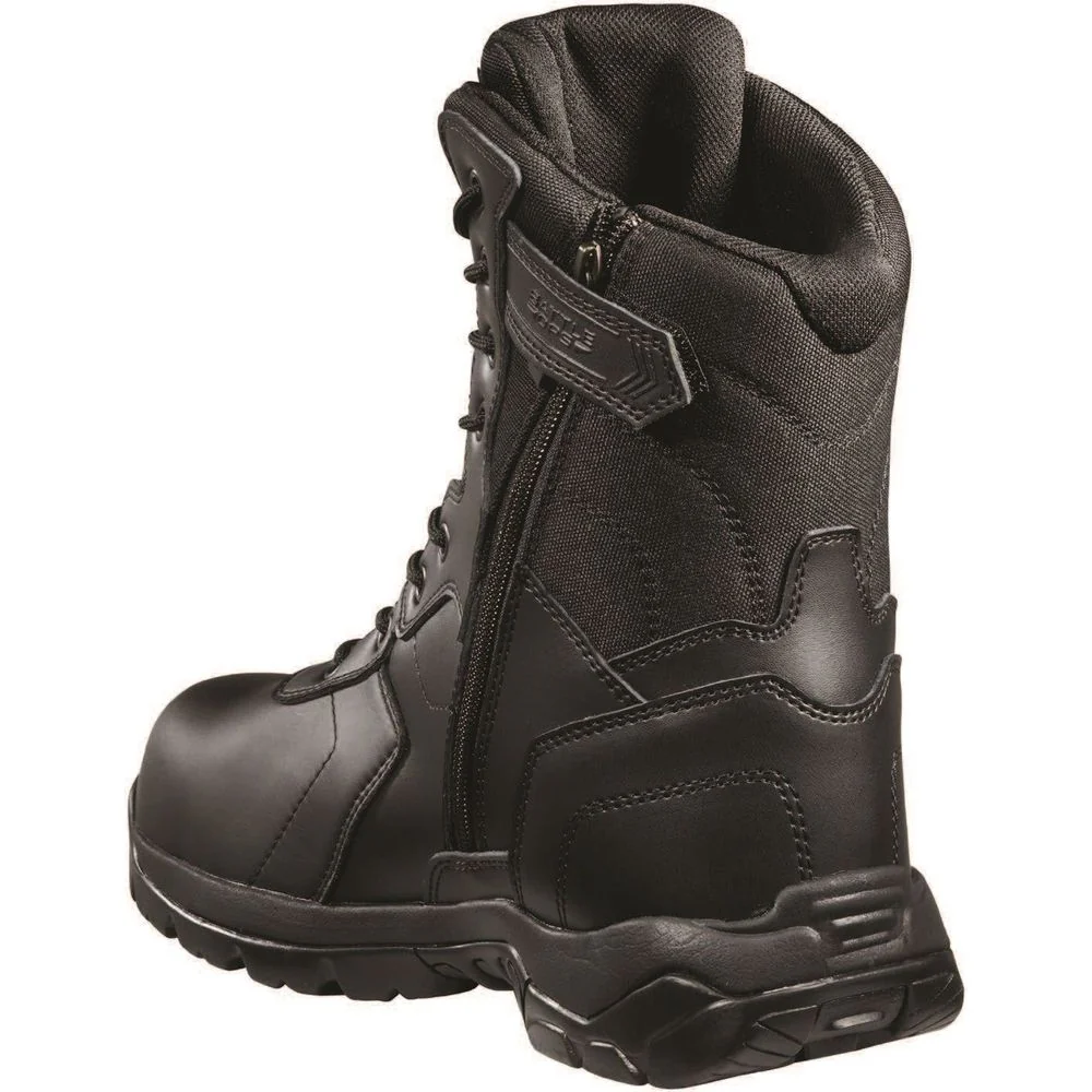 BD Protective Equipment BOPS8001 10.5/M Battle Ops 8'' Waterproof Side-Zip Tactical Duty Boots for Men - Black - 10.5M - Image 6