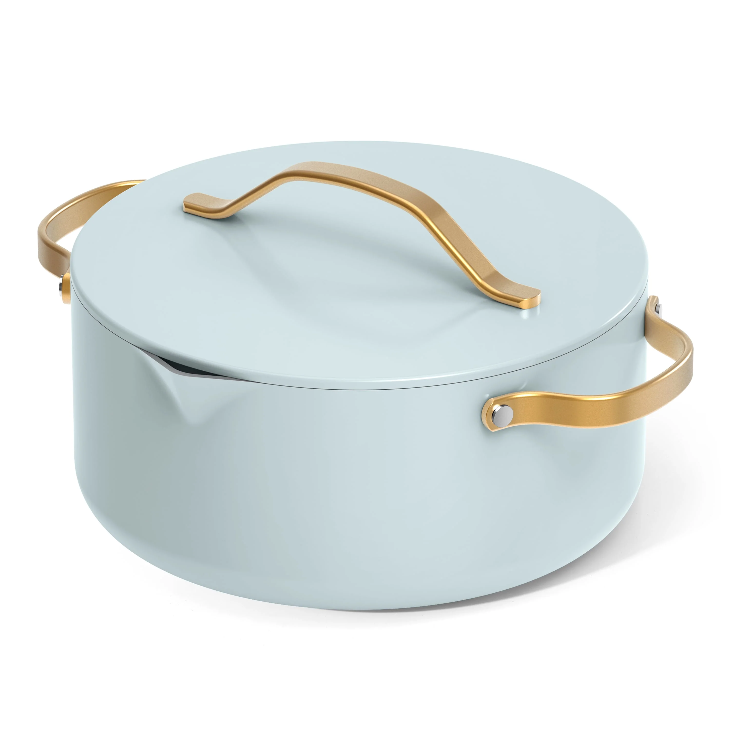 Beautiful 19793 12pc Ceramic Non-Stick Cookware Set, Hydrangea by Drew Barrymore - Image 6
