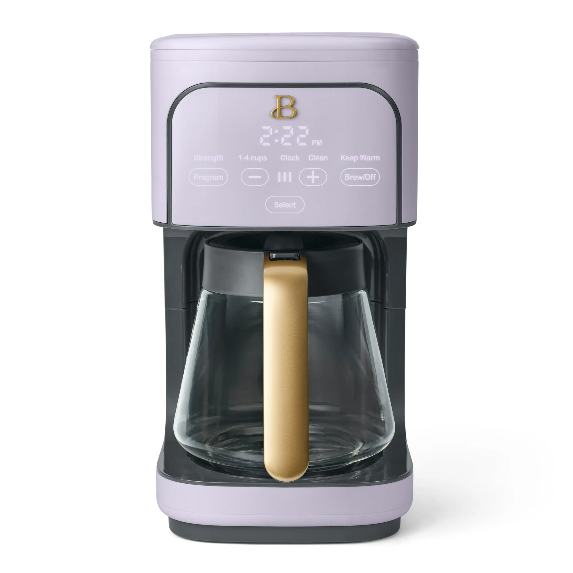 Beautiful 19849 12 Cup Programmable Coffee Maker, Lavender by Drew Barrymore