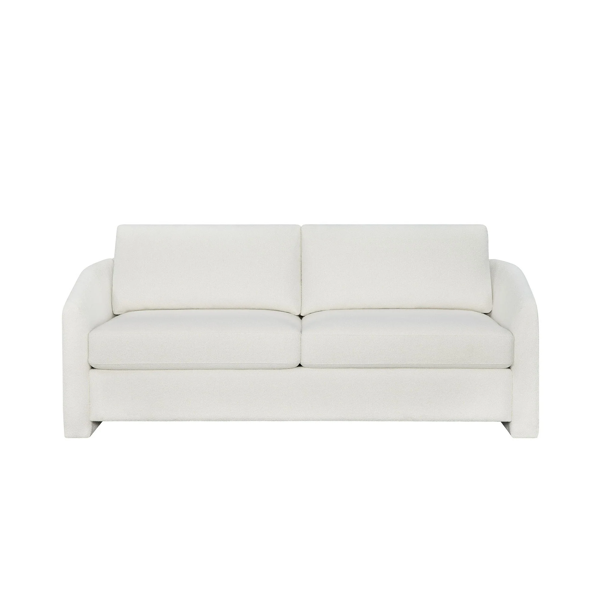 Beautiful LS-BT-019 Drew Small Space Sofa, Cream - Image 6