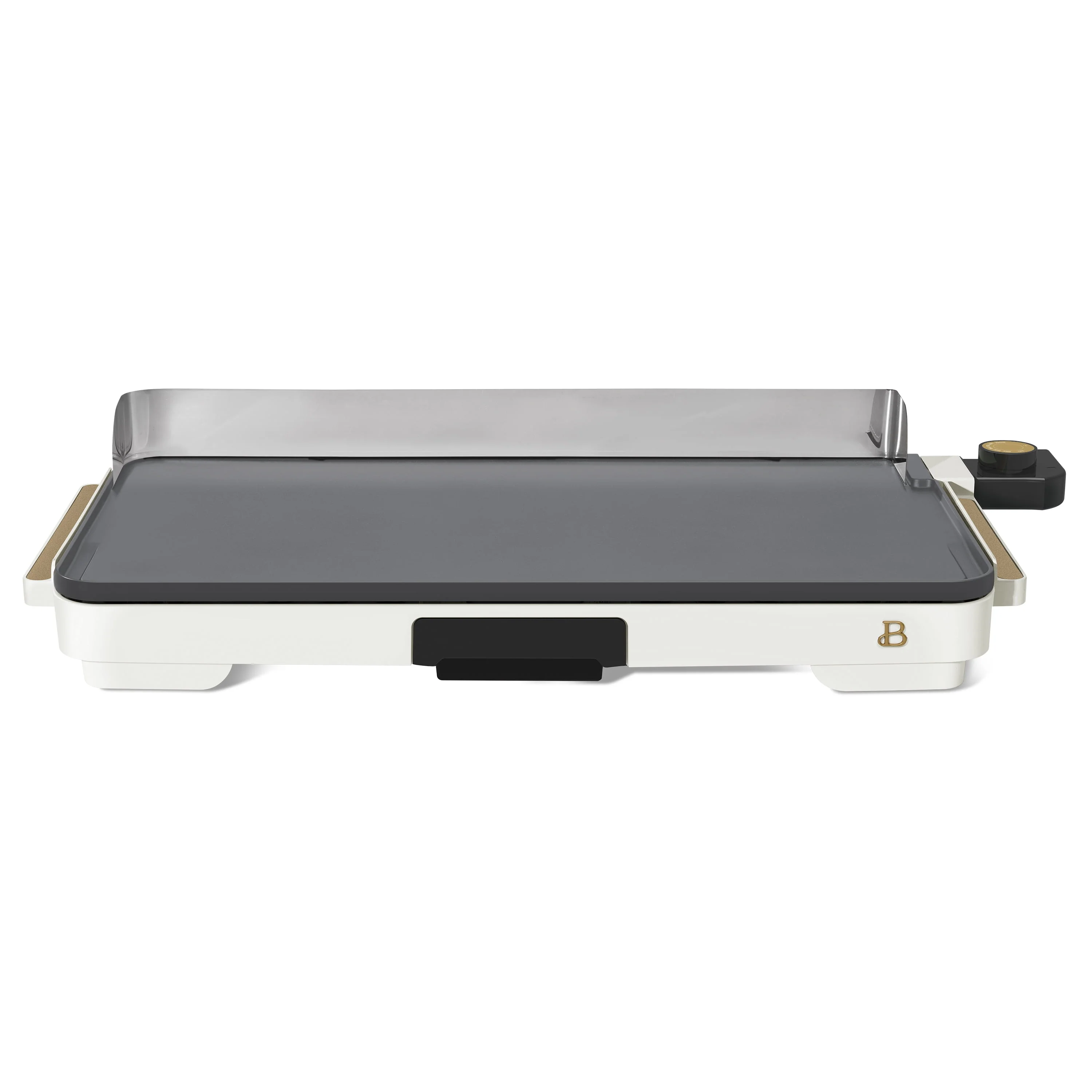 Beautiful XL Electric Griddle, 12 in x 22 in, EverGood Ceramic Nonstick, 1500W Heating, White Icing, 19980