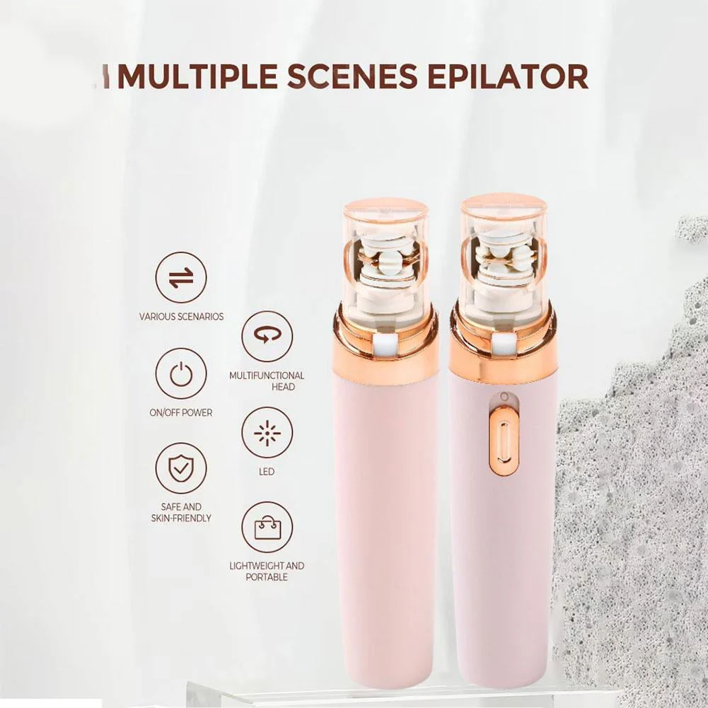 Beautura Pluxy Z2K3 Facial Epilator, Rechargeable, Pink, Versatile Hair Removal for Body and Face - Image 3