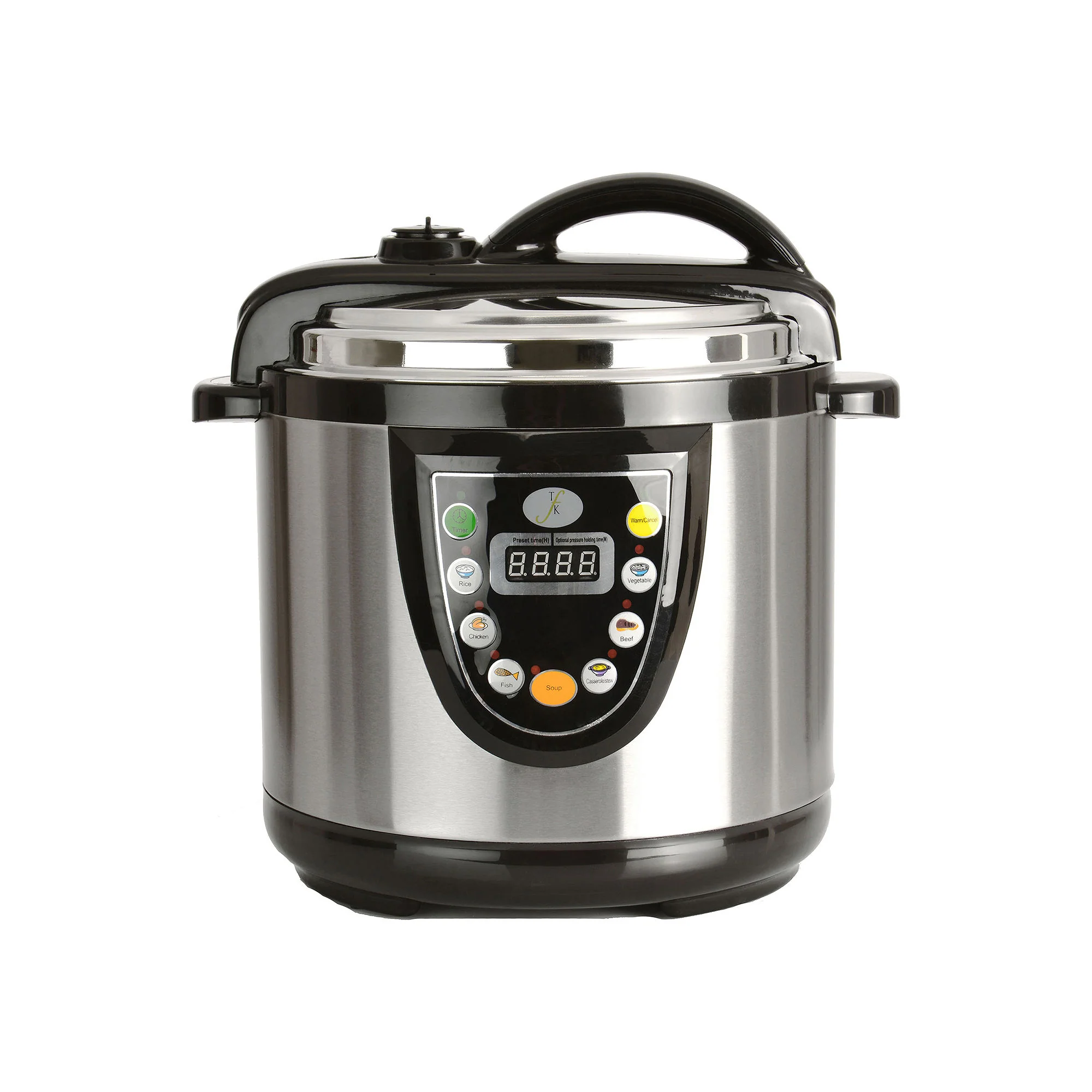 Berghoff Pressure Cooker 6.3-Qt. - BLACK SILVER ONE SIZE